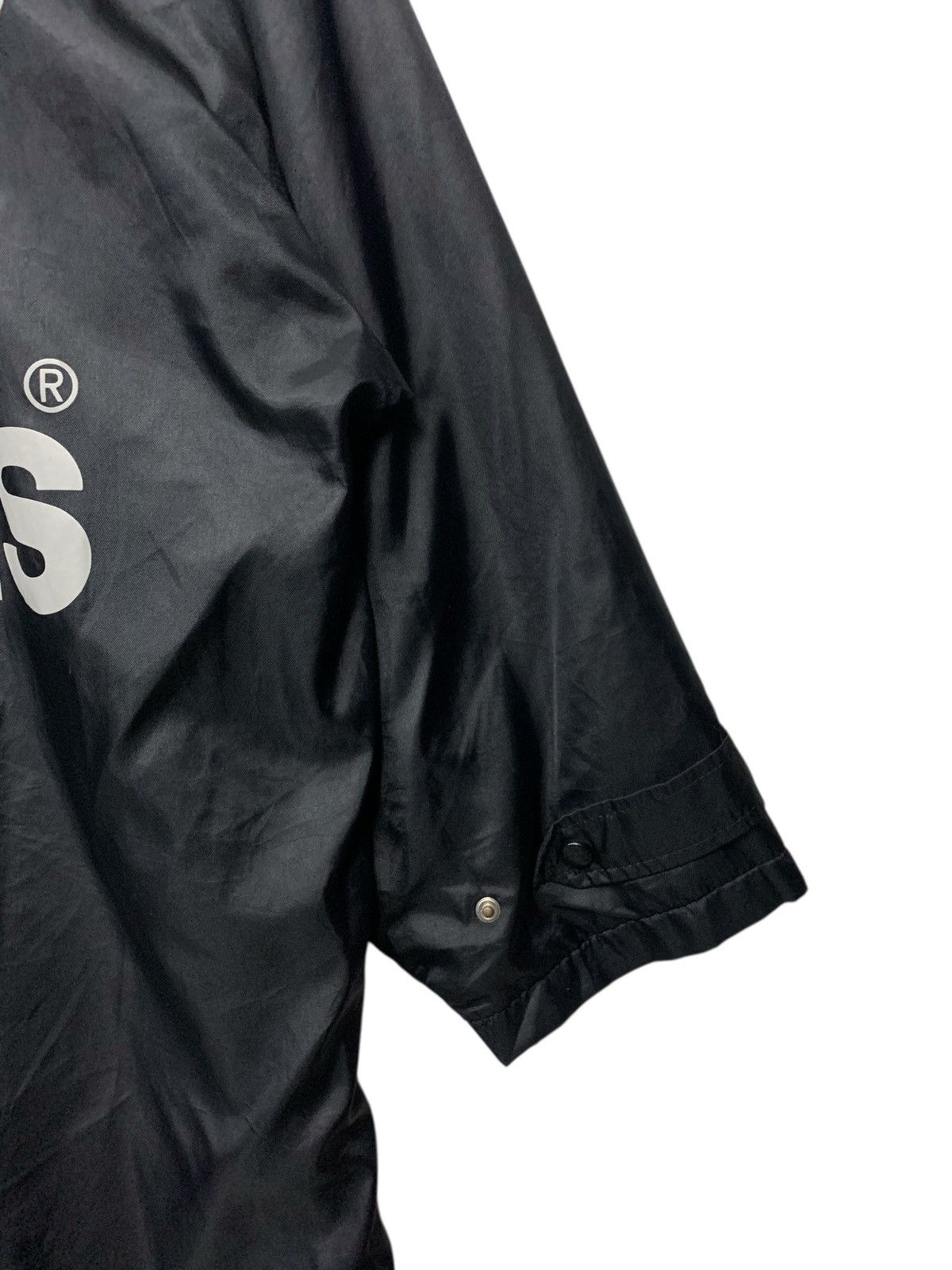 Adidas Vintage 90's Adidas Big Logo Snap Button Coach Jacket Size US L / EU 52-54 / 3 - 6 Thumbnail