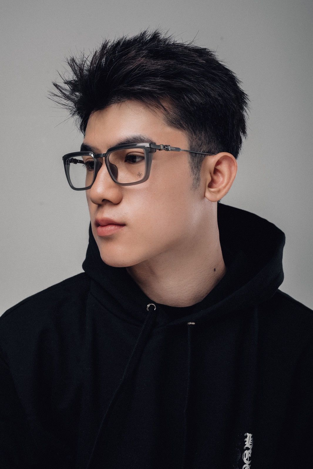 Chrome Hearts CHROME HEARTS TRYDIXAGAIN MATTE GRAY GLASSES Size ONE SIZE - 10 Thumbnail