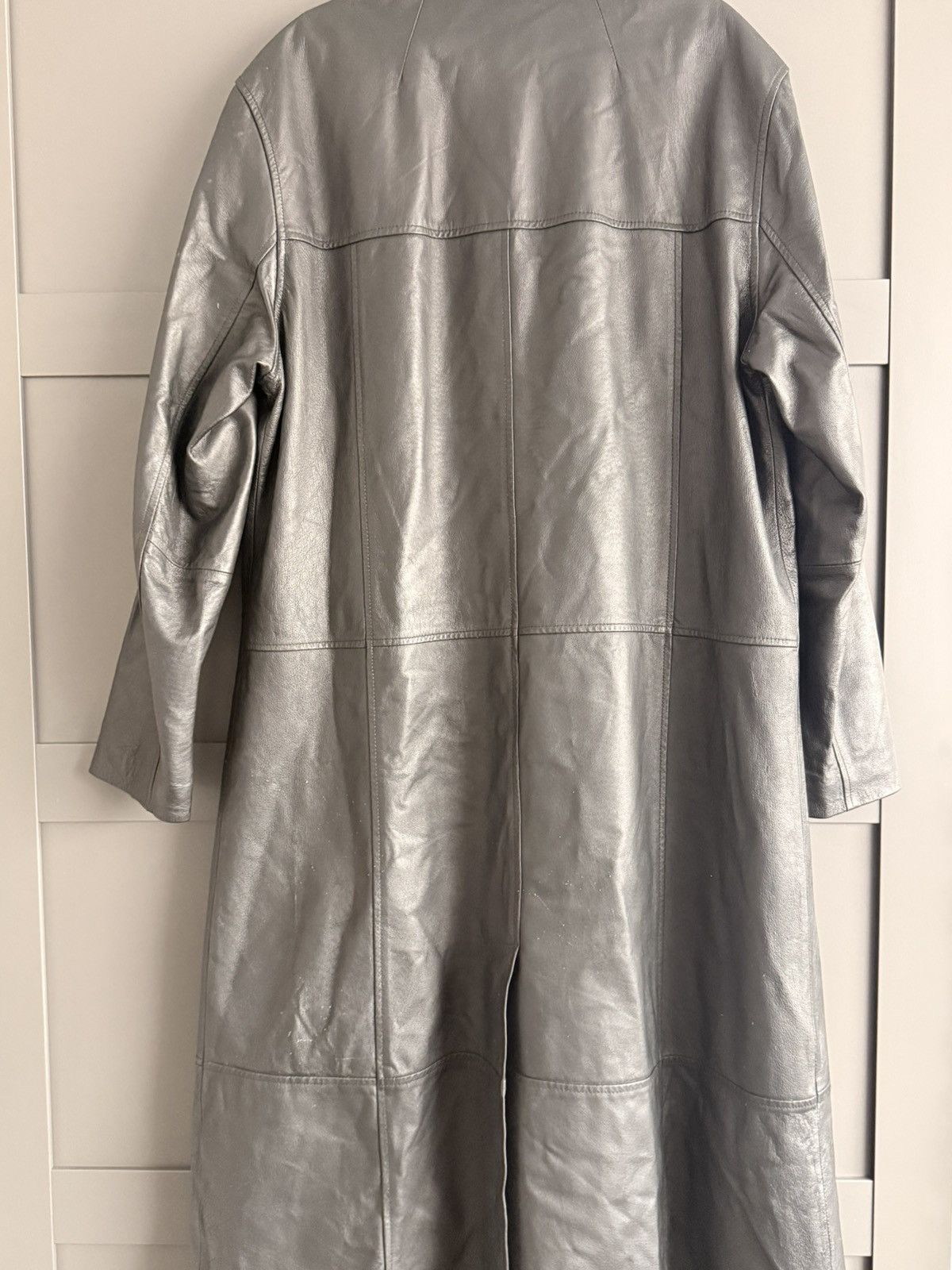 Warner Bros 2003 The Matrix Official Leather Trench Coat Warner Bros XL Size US XL / EU 56 / 4 - 8 Thumbnail