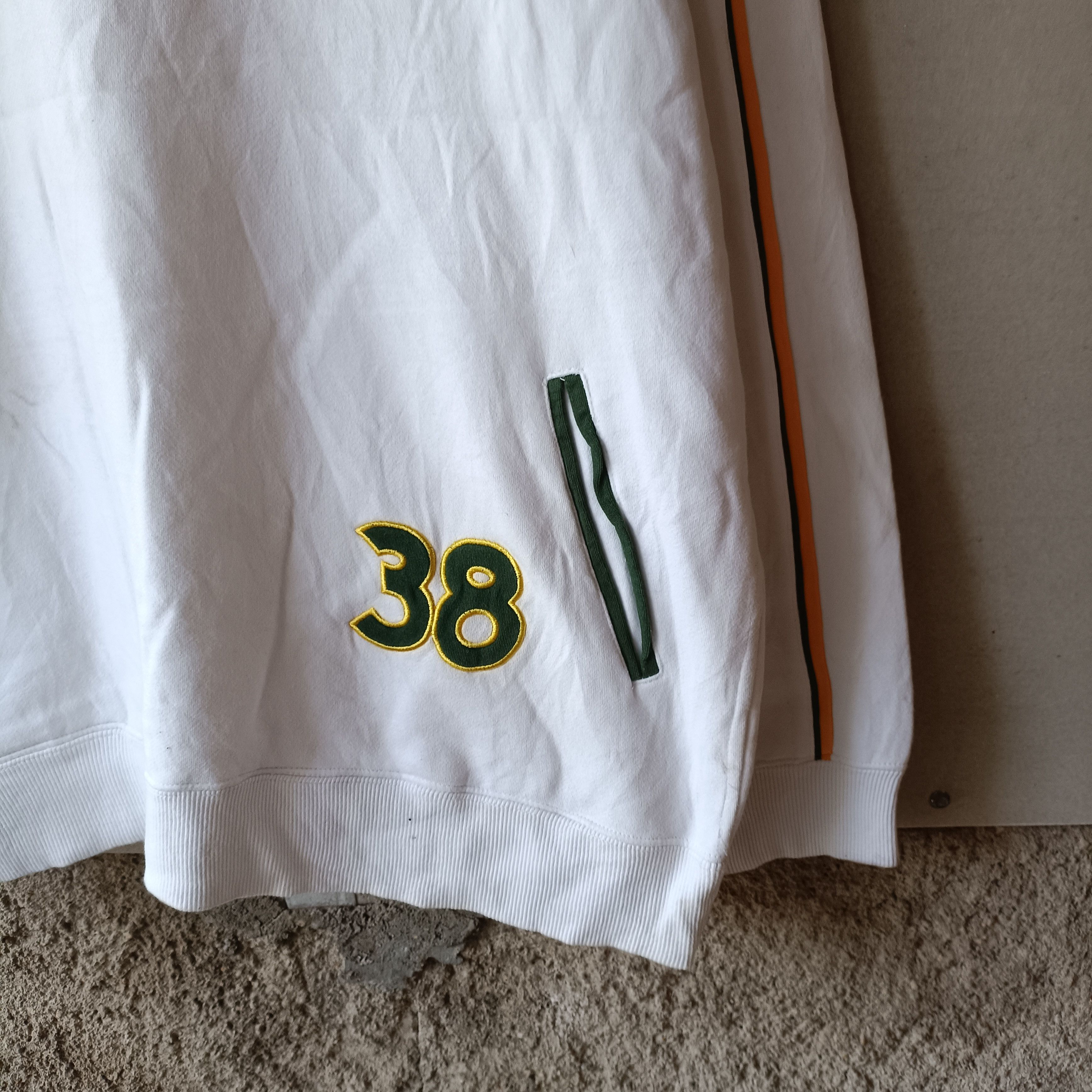 Marithe + Francois Girbaud M+FG Sweatshirt Casual Number 38 Size US XL / EU 56 / 4 - 7 Thumbnail