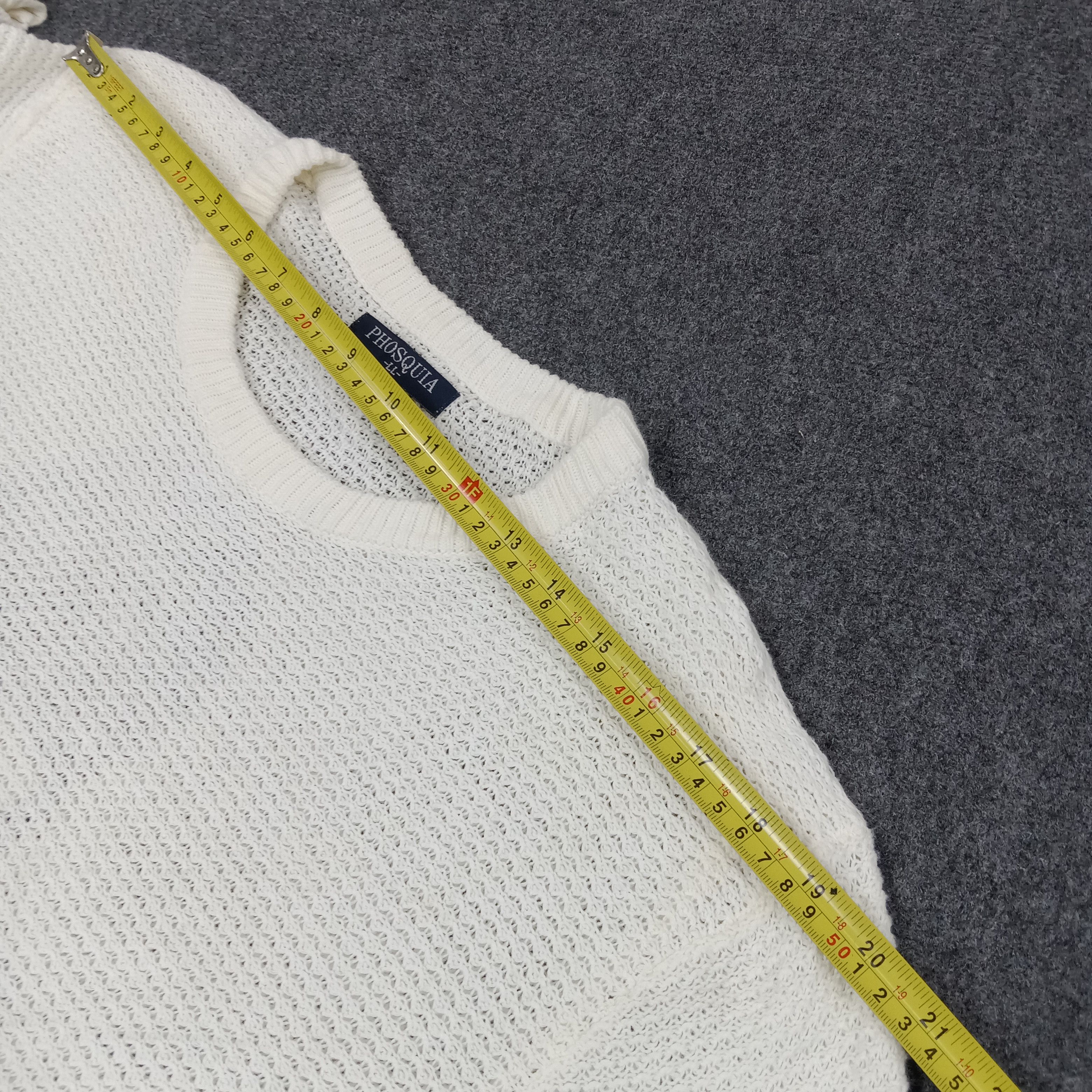 If Six Was Nine × Japanese Brand × Vintage PHOSQUIA Skull Japanese Punk Custom Logo Knitwear C229N5 Size US S / EU 44-46 / 1 - 6 Thumbnail