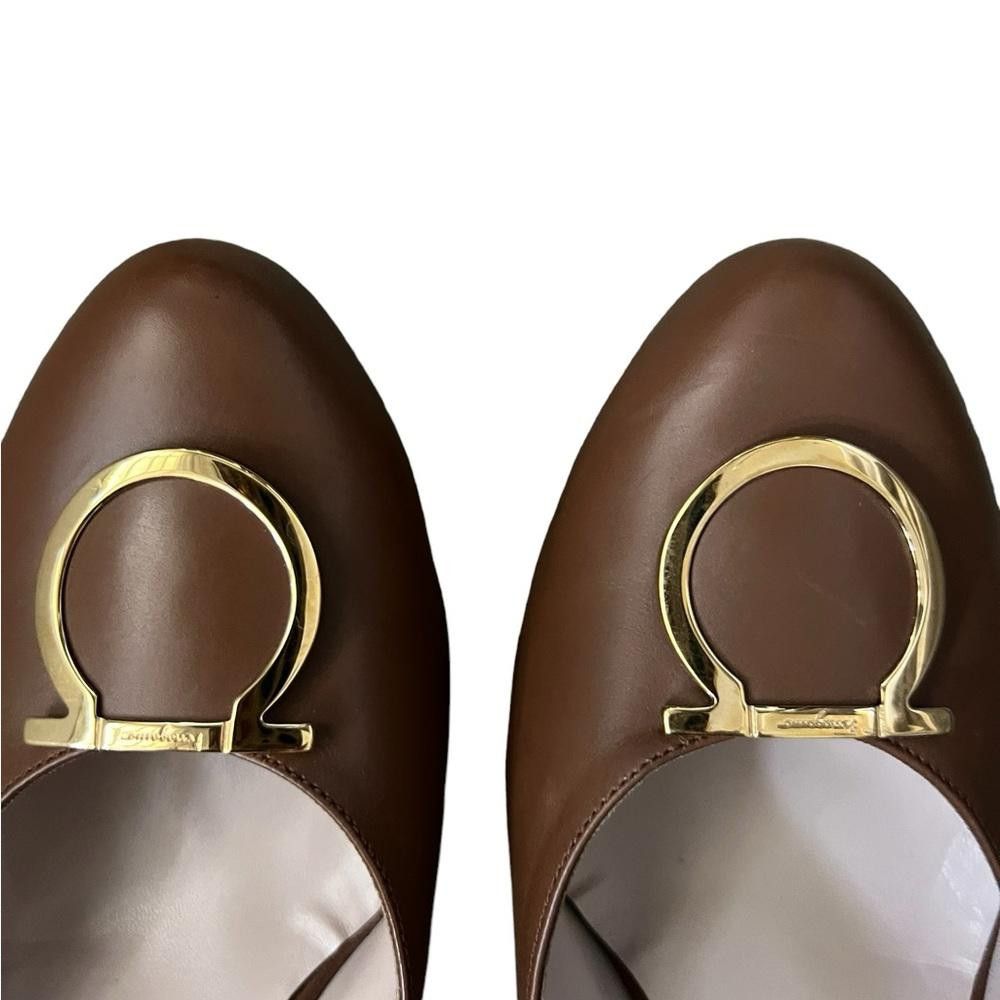 Salvatore Ferragamo Salvatore Ferragamo Leather Gancini Block Size US 9.5 / IT 39.5 - 7 Thumbnail