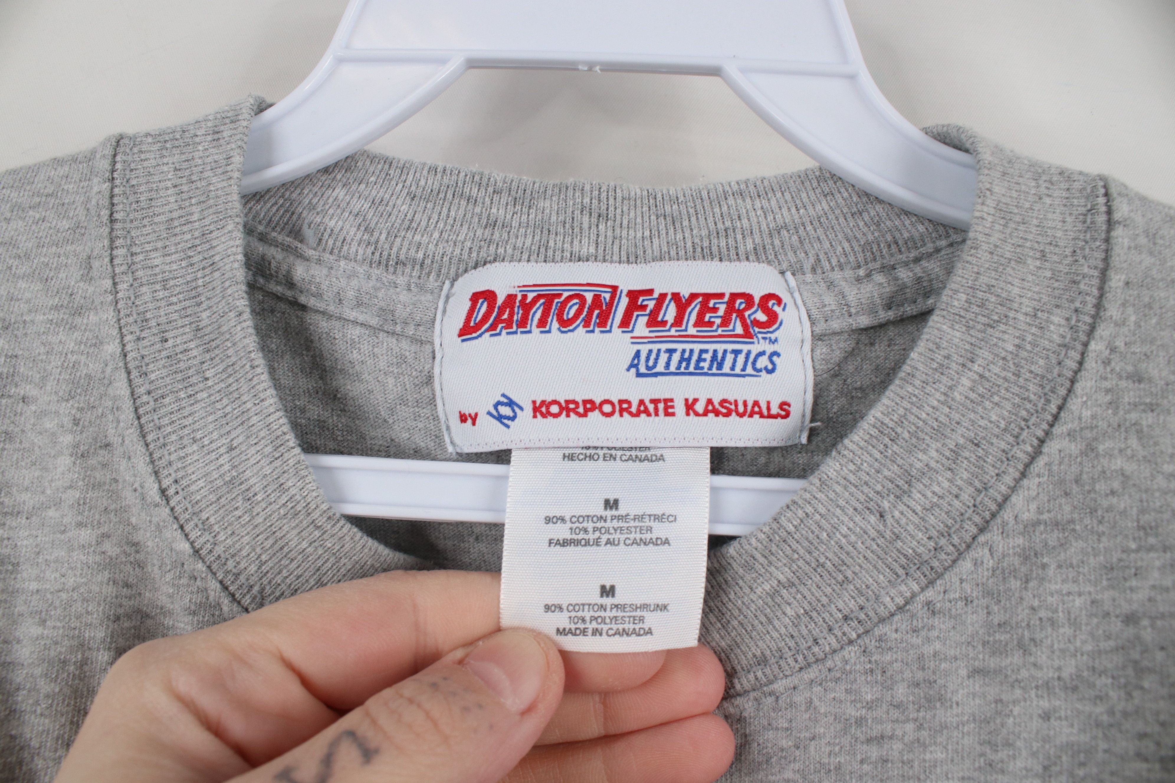 Vintage Vintage 90s Spell University of Dayton Long Sleeve T-Shirt Size US M / EU 48-50 / 2 - 6 Thumbnail