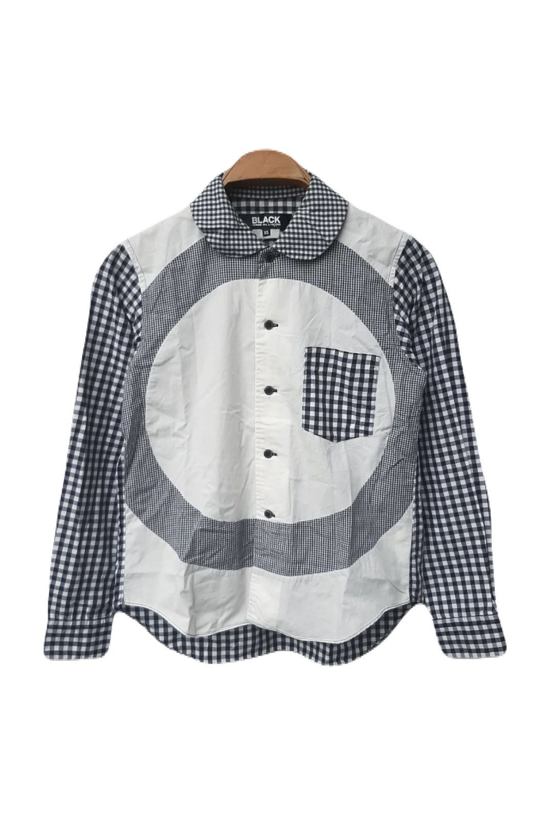 Comme des Garcons Black AD2013 Comme Des Garcons Shirt Checker Collar Size US S / EU 44-46 / 1 - 1 Thumbnail