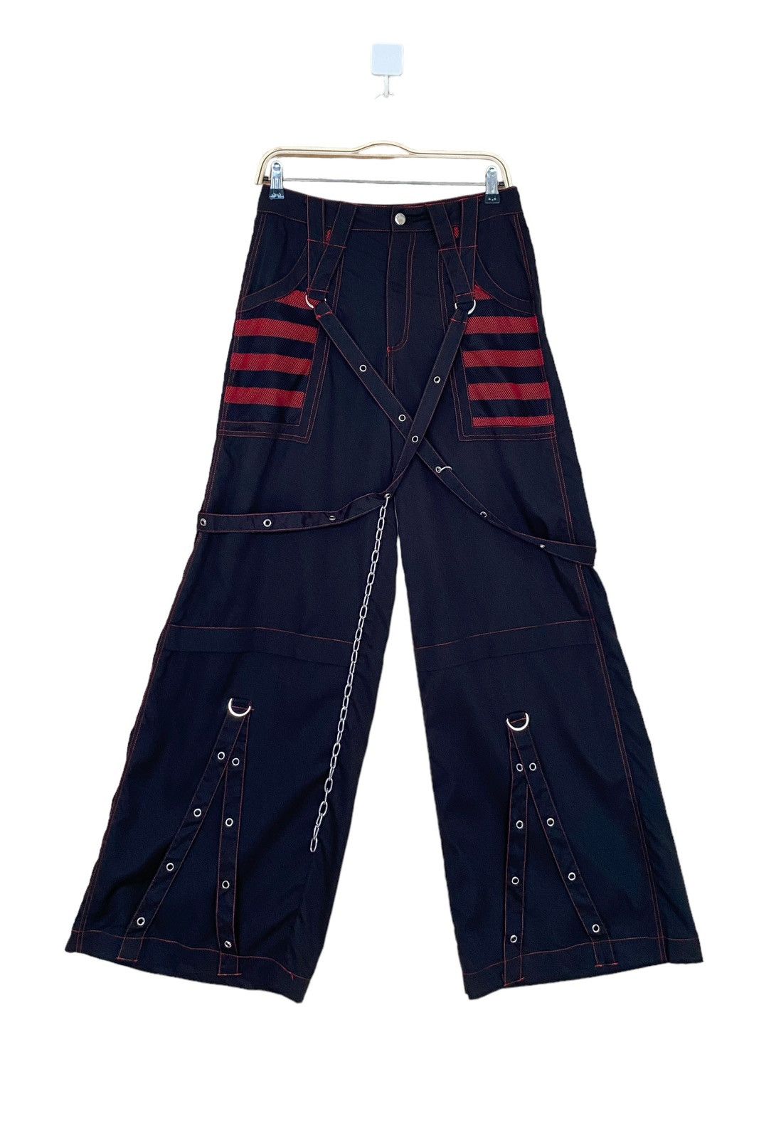 Japanese Brand Vintage Japanese Brand Bondage Baggy Pants 2000s Size US 26 / EU 42 - 1 Thumbnail