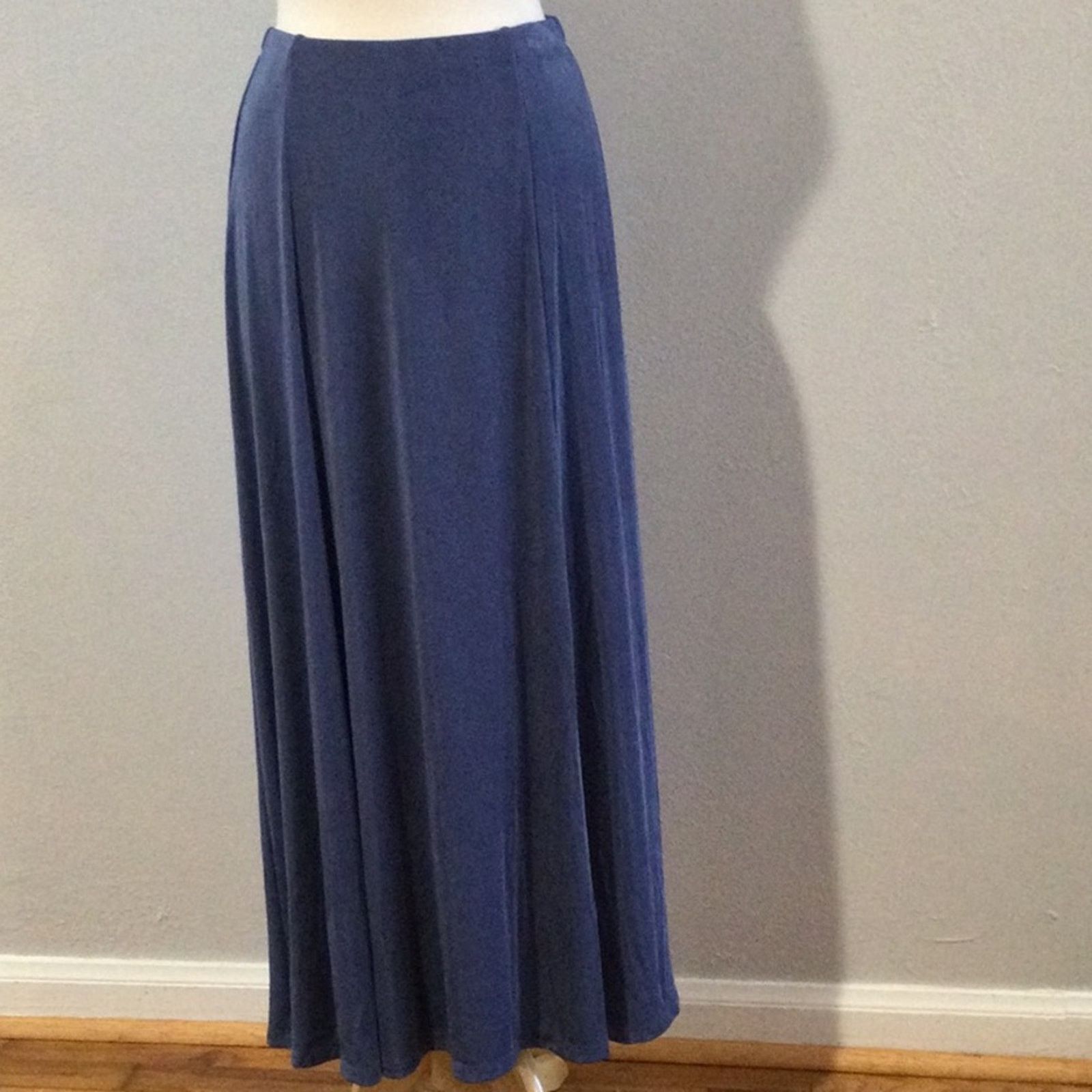 Chicos Chico's Travelers Charlotte Blue A-Line Skirt NWT 2/L/12 Size 34" / US 12 / IT 48 - 1 Thumbnail