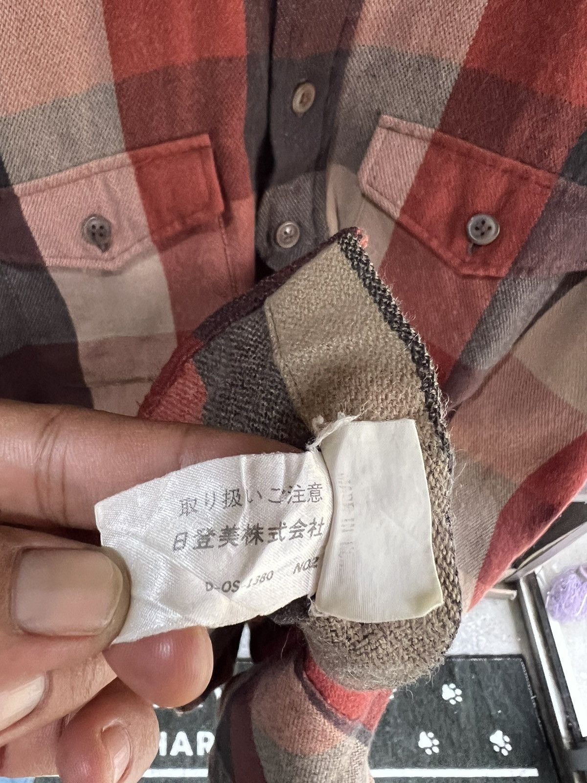 Chaps Ralph Lauren 🔥Vintage Distressed Chaps Ralph Lauren Flannel Size US M / EU 48-50 / 2 - 17 Thumbnail