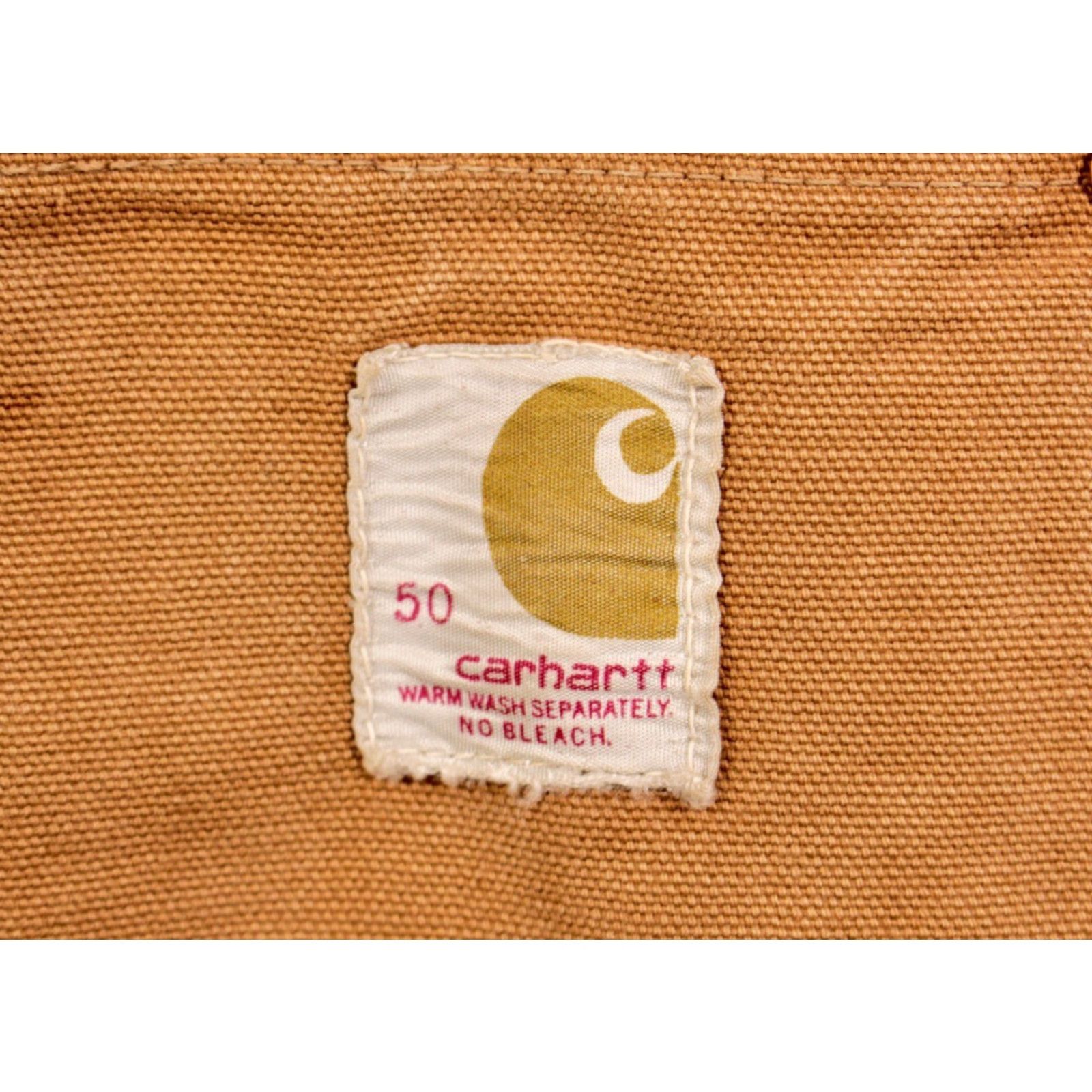 Carhartt VINTAGE Carhartt Chore Jacket Shirt 70s 1970s Men's Tan Brown Size 50 Work Jacket Mens Size US M / EU 48-50 / 2 - 4 Thumbnail