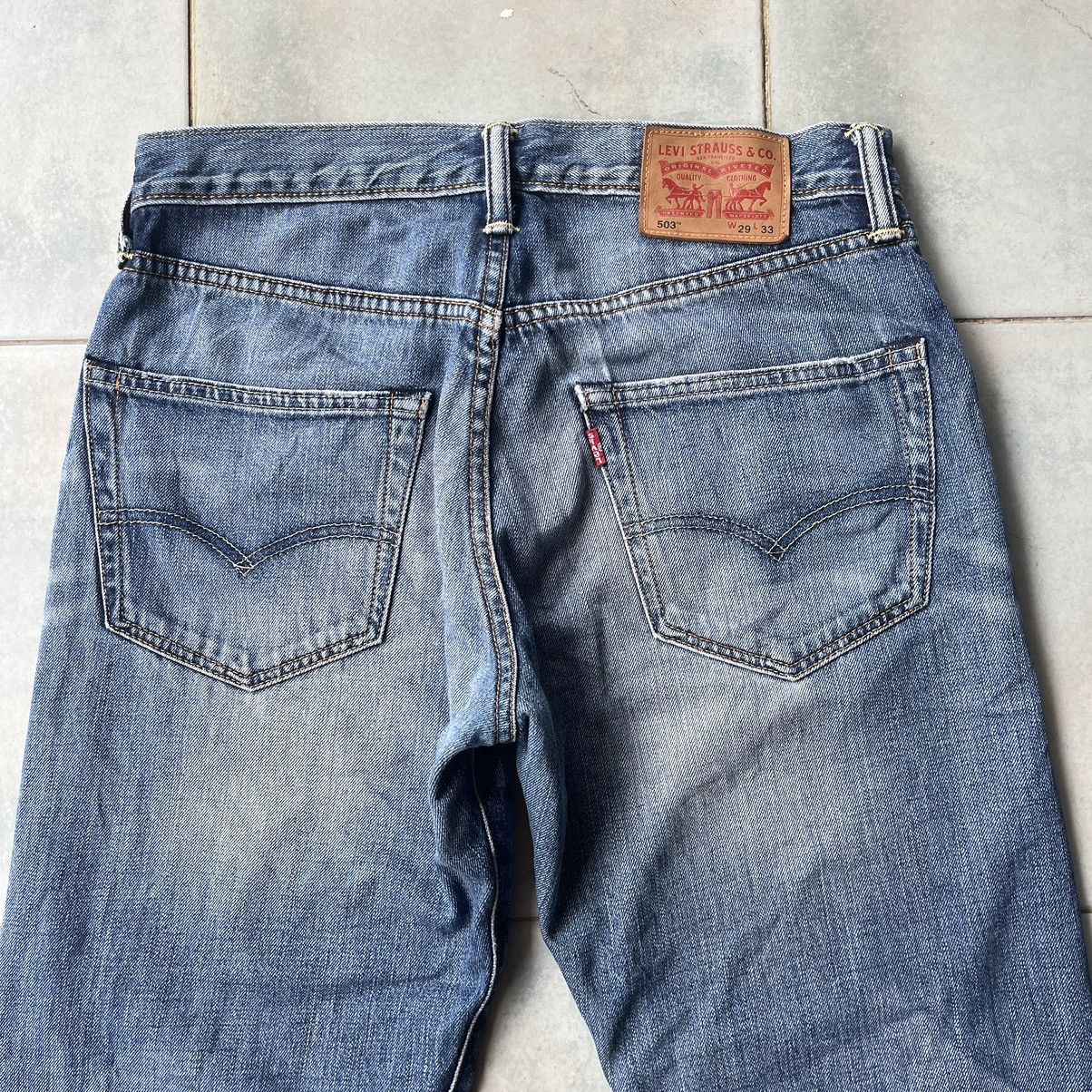 Levi's × Levi's Vintage Clothing Levis 503 small e faded blue jeans Size US 32 / EU 48 - 3 Thumbnail