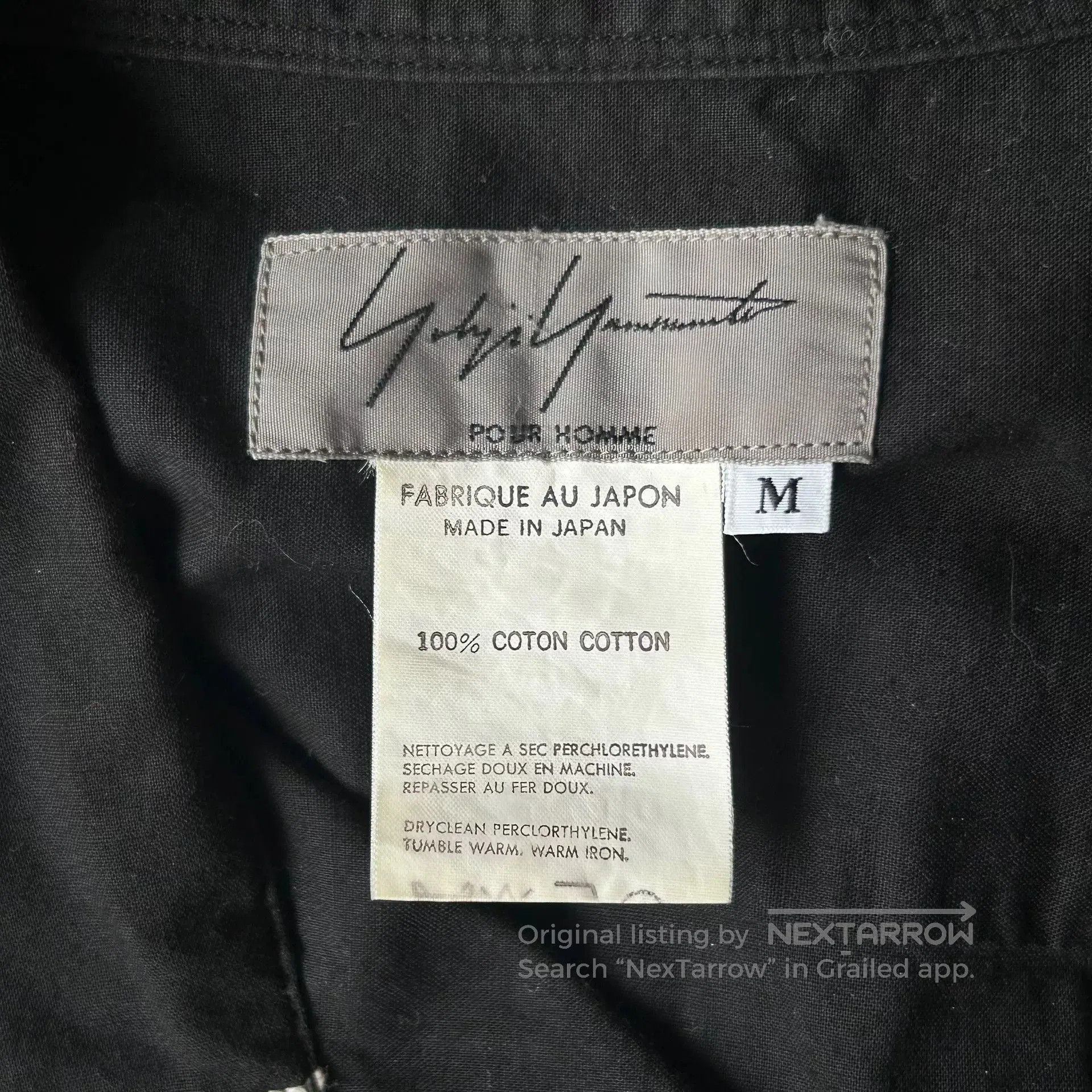 Yohji Yamamoto Yohji Yamamoto Black Button. Size US M / EU 48-50 / 2 - 7 Thumbnail