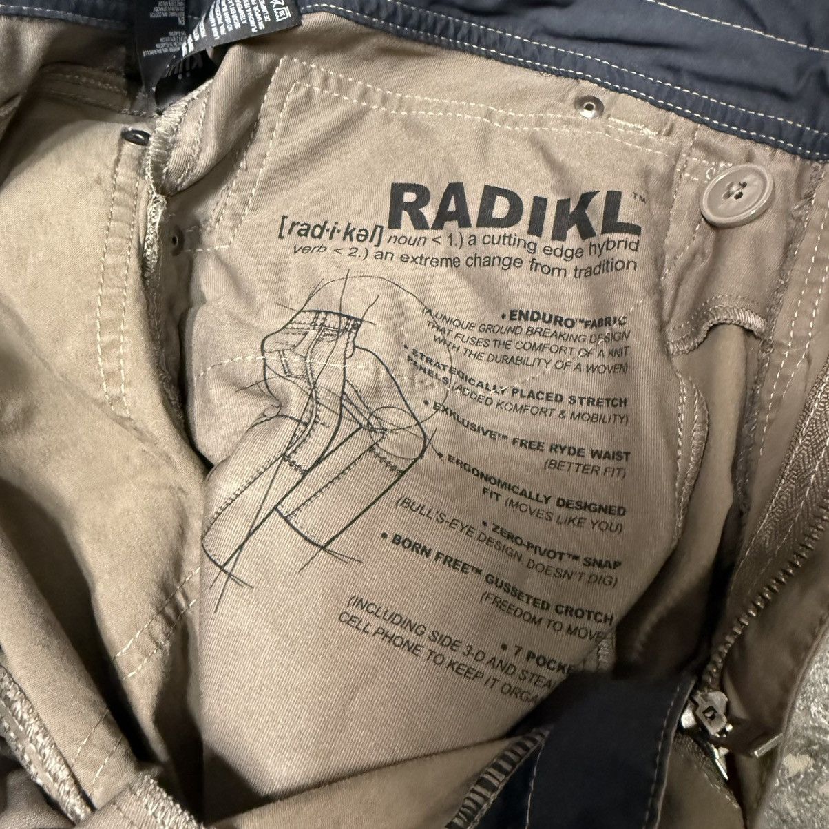 Kuhl Kuhl Vintage Radikl Cargo Utility Hiking Outdoor Pants Size US 38 / EU 54 - 14 Thumbnail