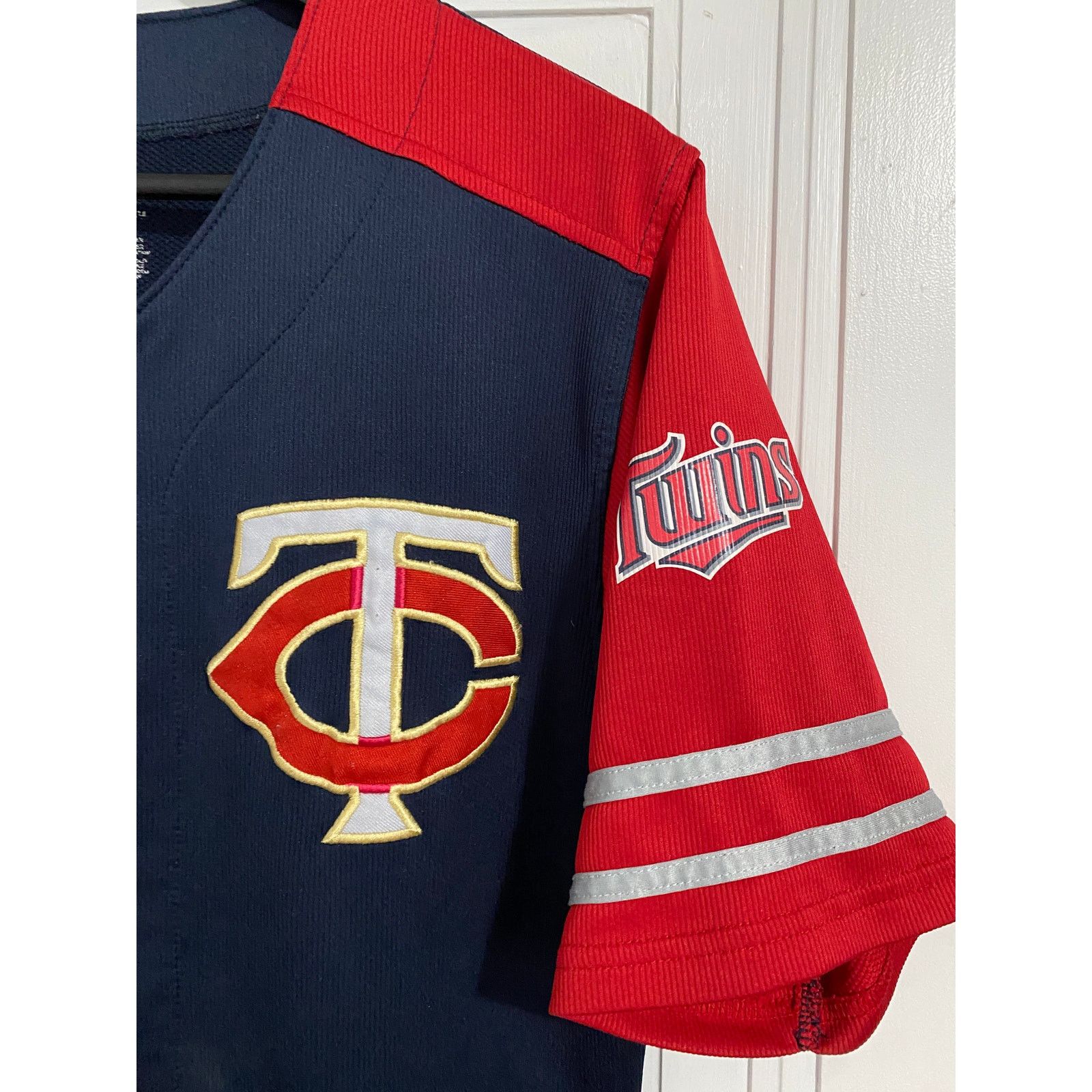 MLB Minnesota Twins Blue Baseball Jersey Men's Size Large Size US L / EU 52-54 / 3 - 2 Thumbnail
