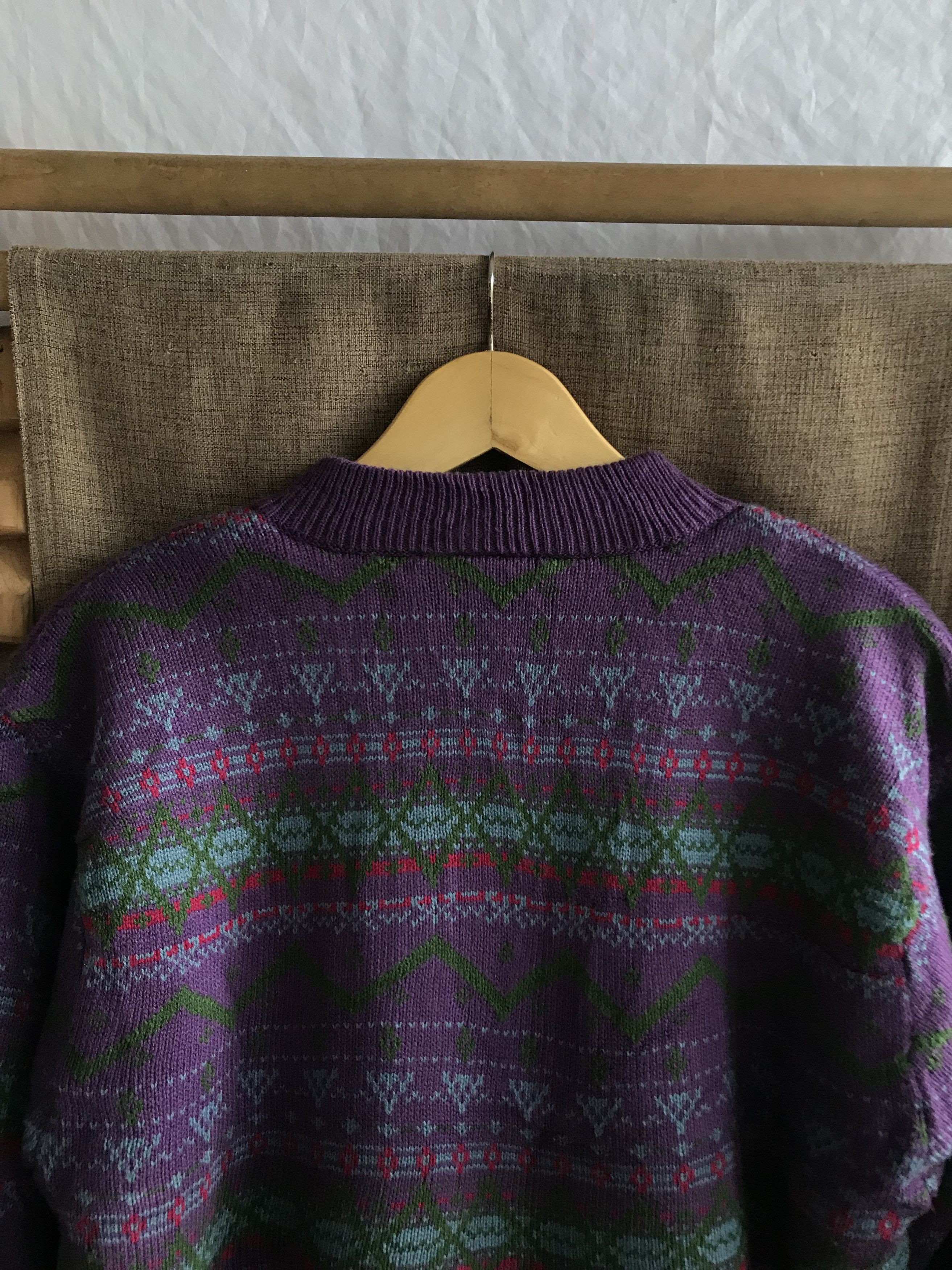Japanese Brand Torvlldean Japanese Brand Zip Knitted Sherpa Sweater Size US L / EU 52-54 / 3 - 6 Thumbnail