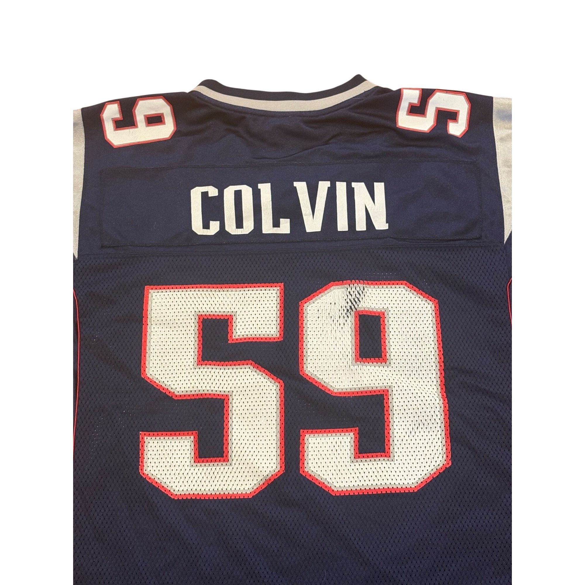 Reebok Reebok New England Patriots Rosevelt Colvin #59 NFL Football Size US M / EU 48-50 / 2 - 6 Thumbnail