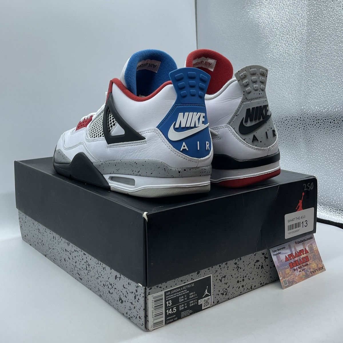 Jordan Brand Air Jordan 4 what the 4 Size US 13 / EU 46 - 4 Thumbnail