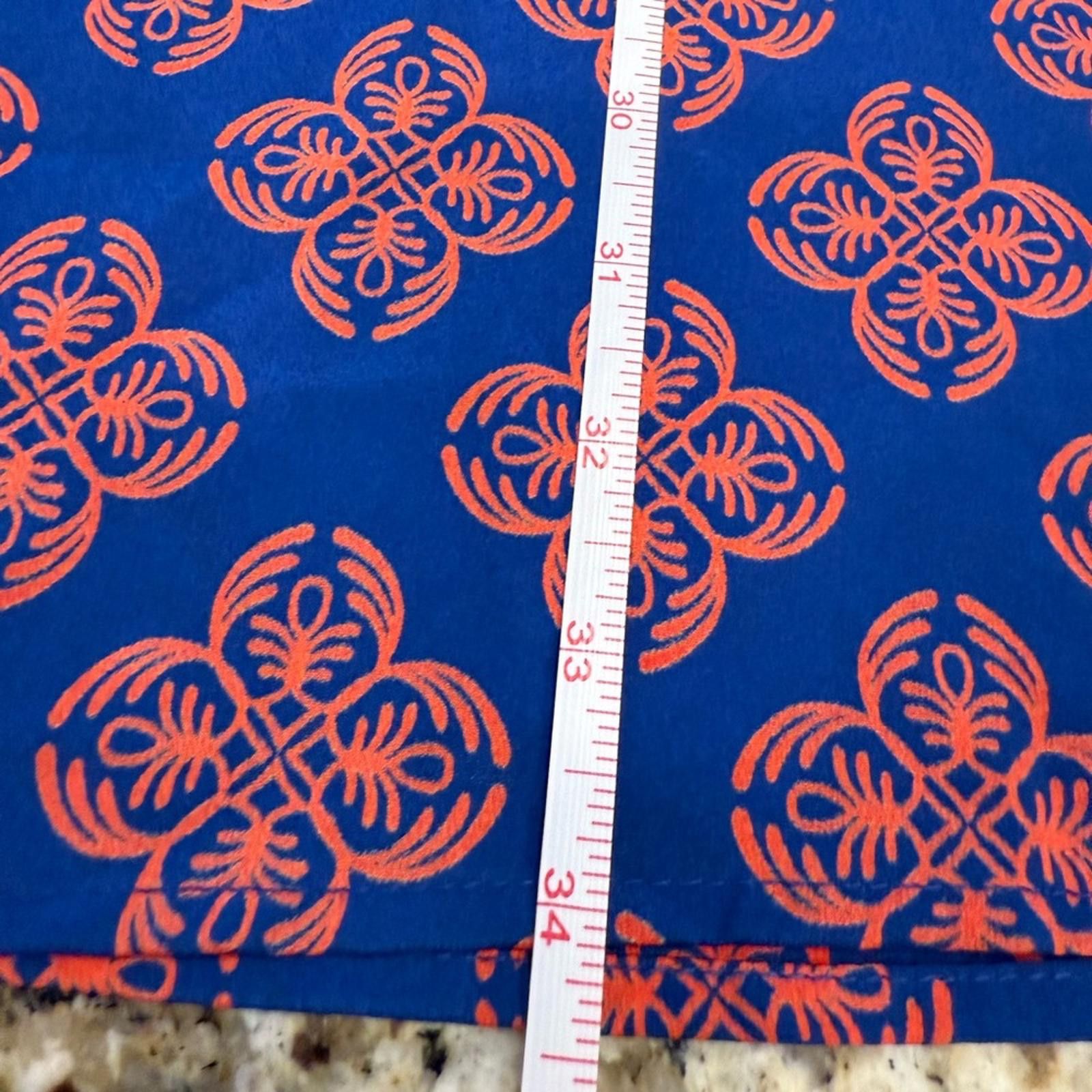Other Karlie midi sheath dress vibrant blue & pinkish orange SZ LG Size L / US 10 / IT 46 - 9 Thumbnail