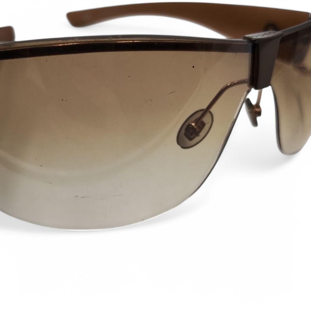 Gucci Gucci - Horsebit Sunglasses Faded Brown Shades Flora Size ONE SIZE - 8 Thumbnail