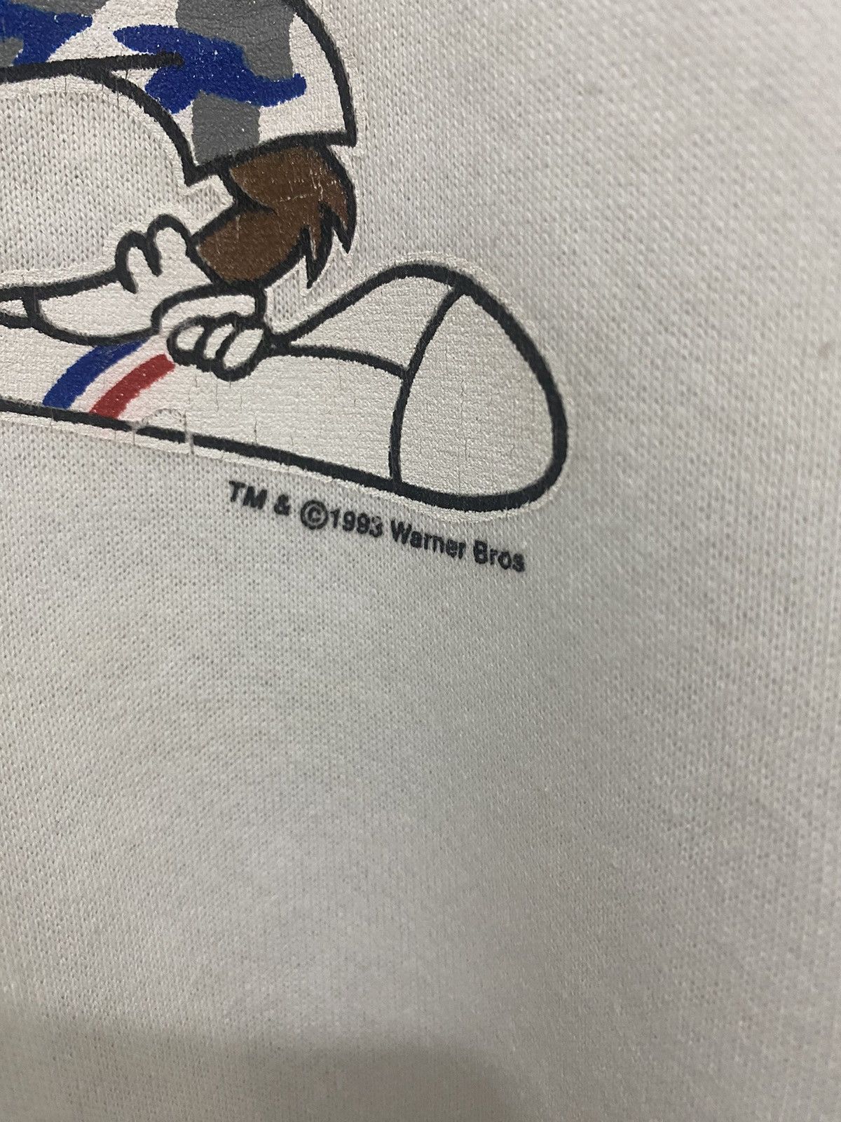 Vintage × Warner Bros Vtg 90s Warner Bros Tasmania Usa Soccer Mirror Sweatshirt Size US XL / EU 56 / 4 - 6 Thumbnail