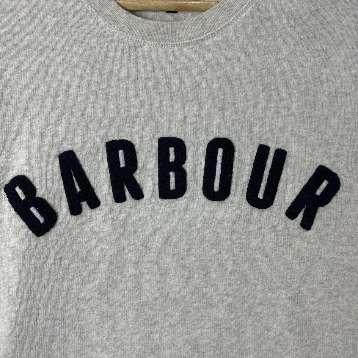 Barbour Barbour Arc Logo Crewneck Sweatshirt –Heather Grey (Size XL) Size US XL / EU 56 / 4 - 3 Thumbnail