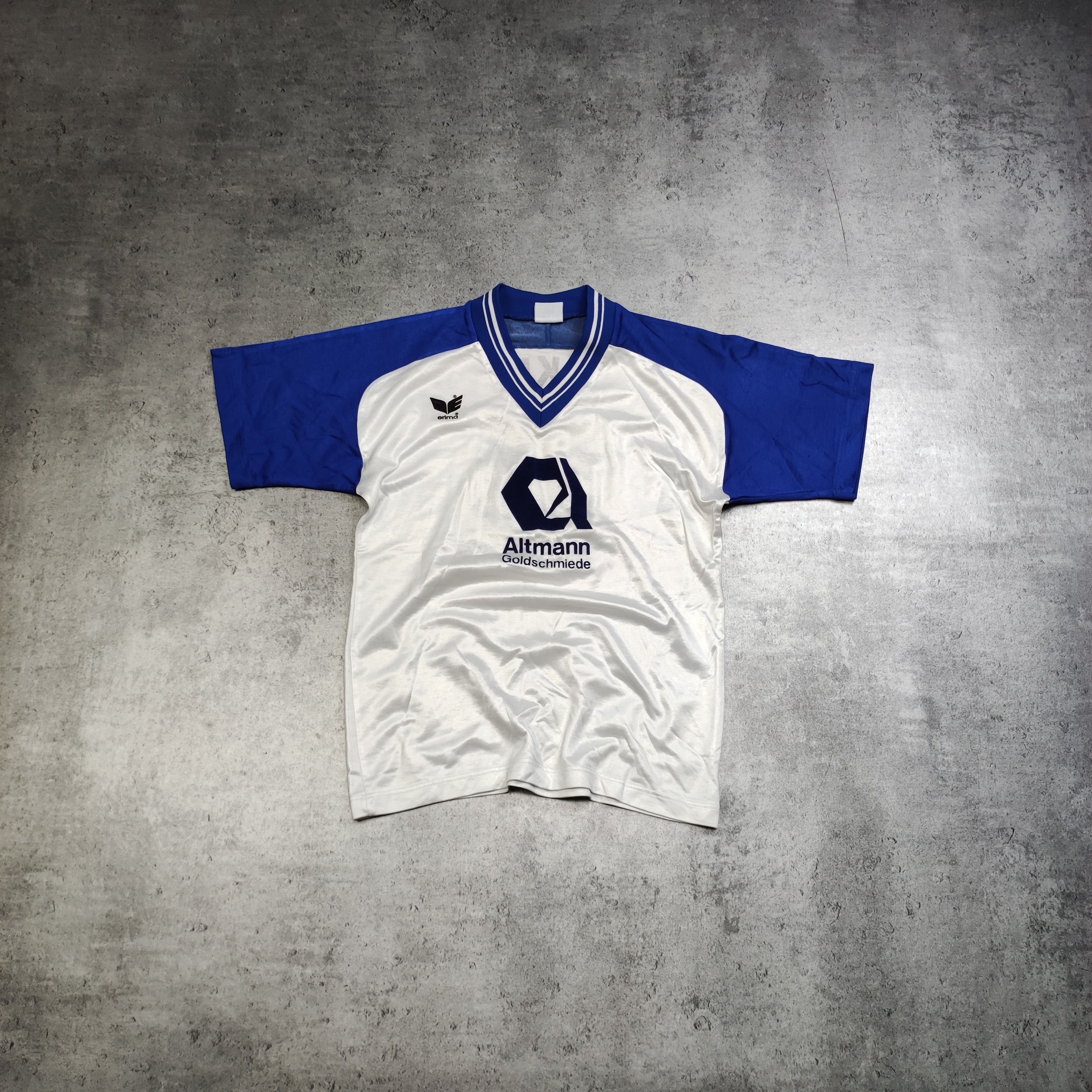 Vintage RARE Vintage 80s Erima TV Erkelenz Football Match Jersey Size US S / EU 44-46 / 1 - 2 Thumbnail