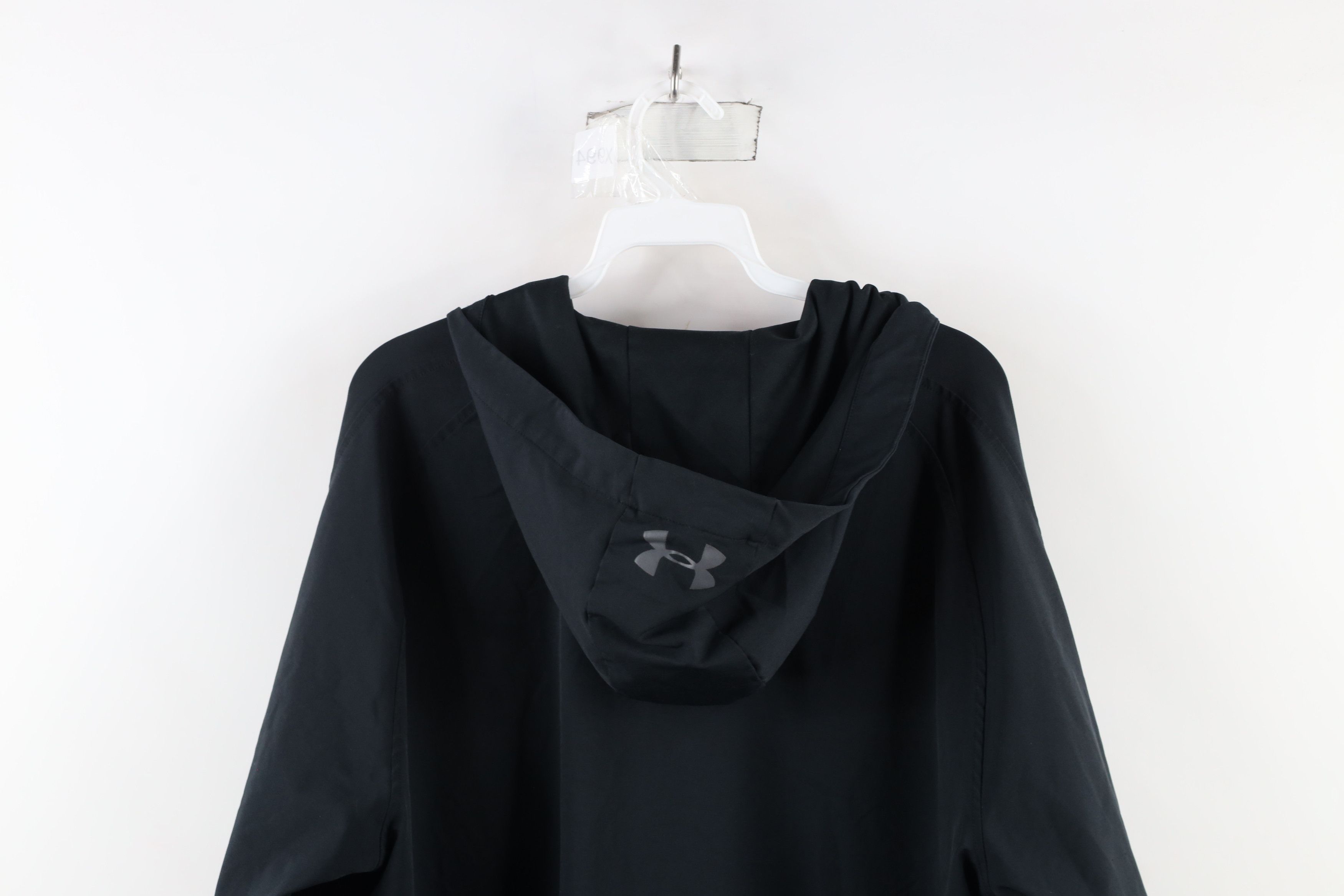Under Armour × Vintage Under Armour Loose Fit ColdGear Full Zip Hooded Jacket Black Size US L / EU 52-54 / 3 - 12 Thumbnail