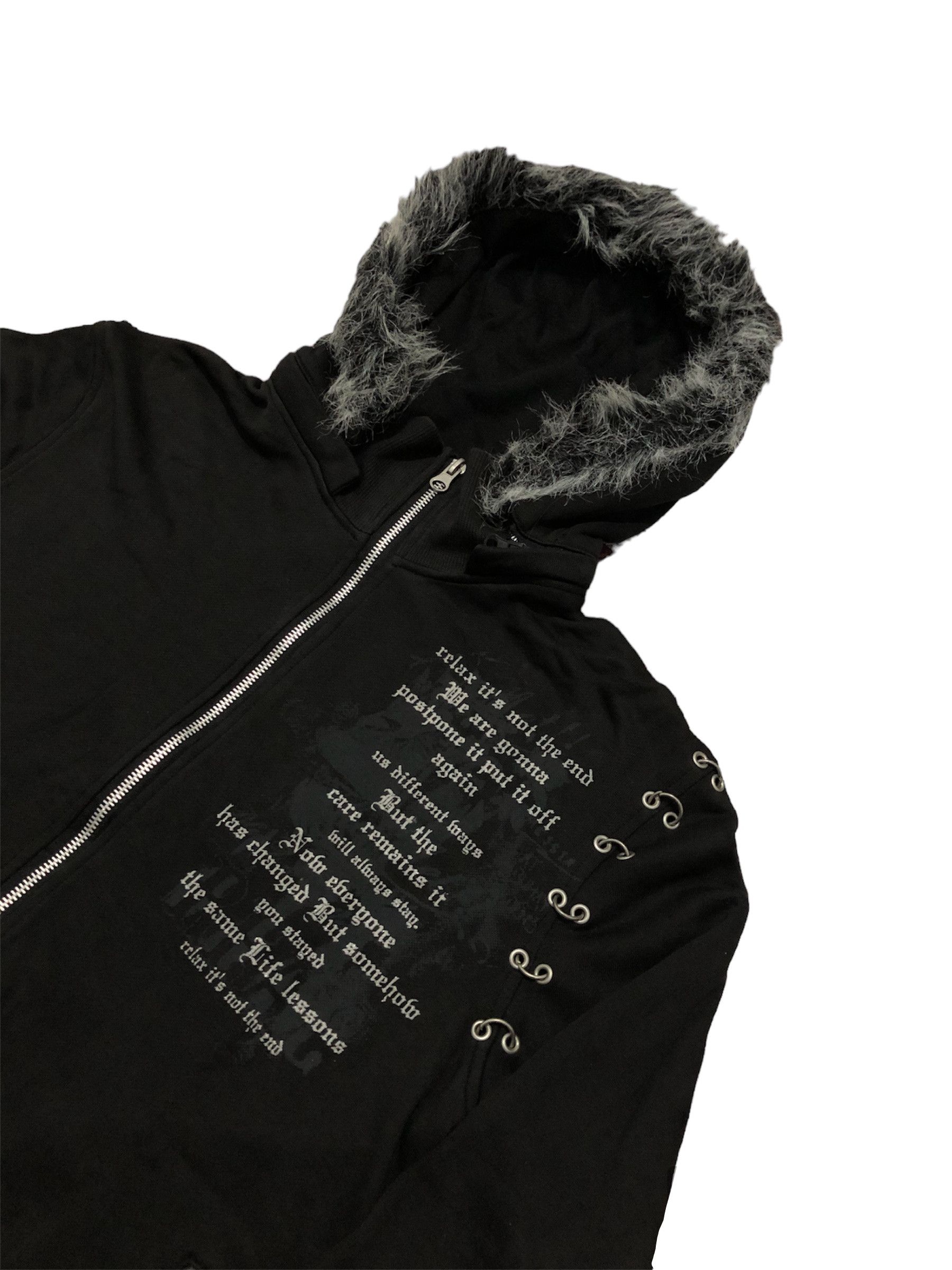 If Six Was Nine In the attic poem piercing fur hoodie Size US M / EU 48-50 / 2 - 3 Thumbnail