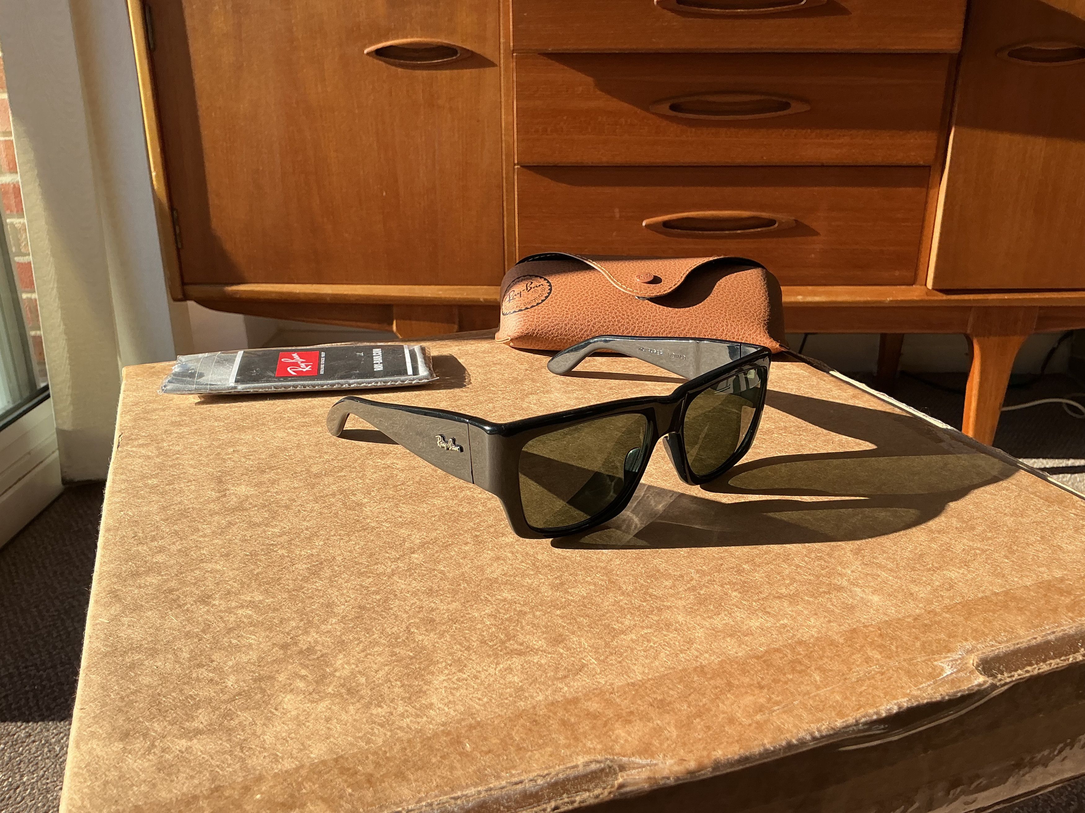 Bausch & Lomb × RayBan Very Rare Chunky RayBan B&L Wayfarer Nomad sunglasses Size ONE SIZE - 6 Thumbnail