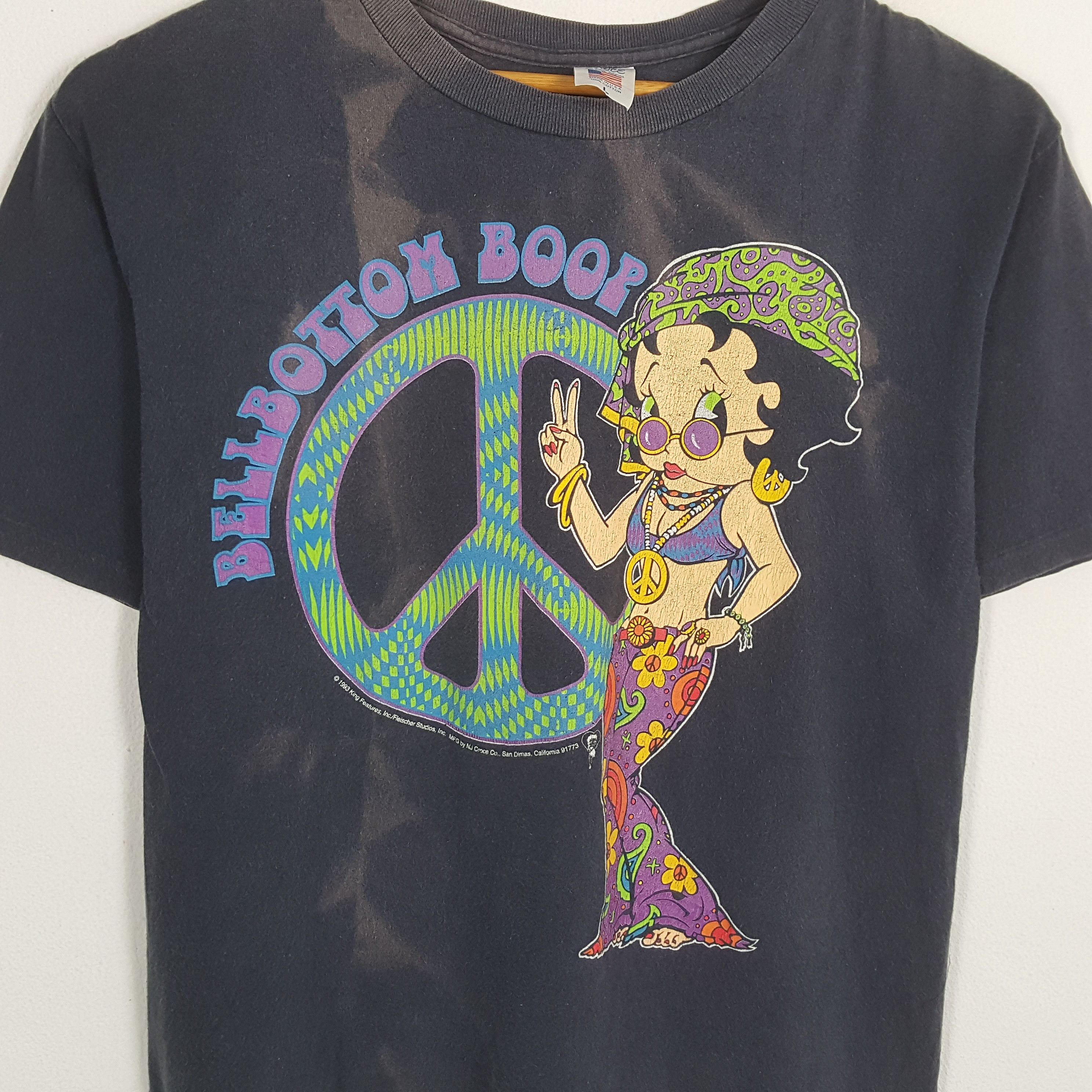 Cartoon Network × Vintage Vintage 90's BETTY BOOP American Cartoon Characters T-Shirts Size US L / EU 52-54 / 3 - 2 Thumbnail