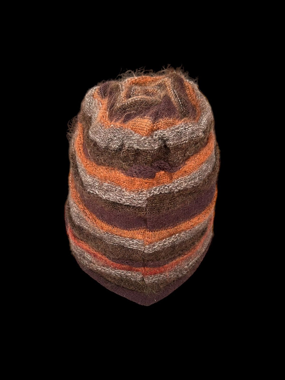 Japanese Brand × Kapital × Vintage Japanese Brand Knitt hairy Rare Hats 🎌☠️ Size ONE SIZE - 4 Thumbnail