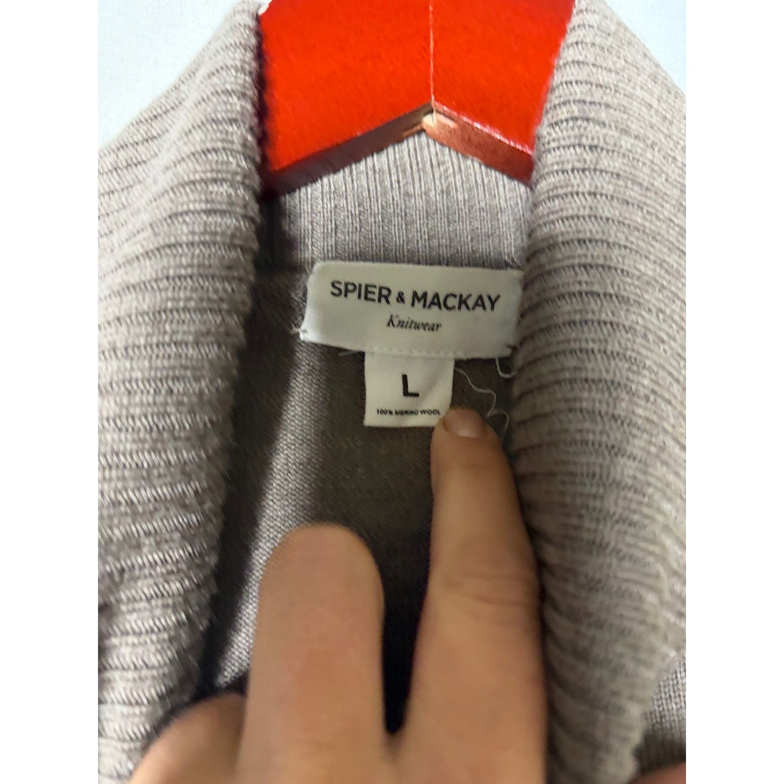 Spier & Mackay Spier & Mackay Regan turtleneck merino wool pullover sz L Size US L / EU 52-54 / 3 - 2 Thumbnail