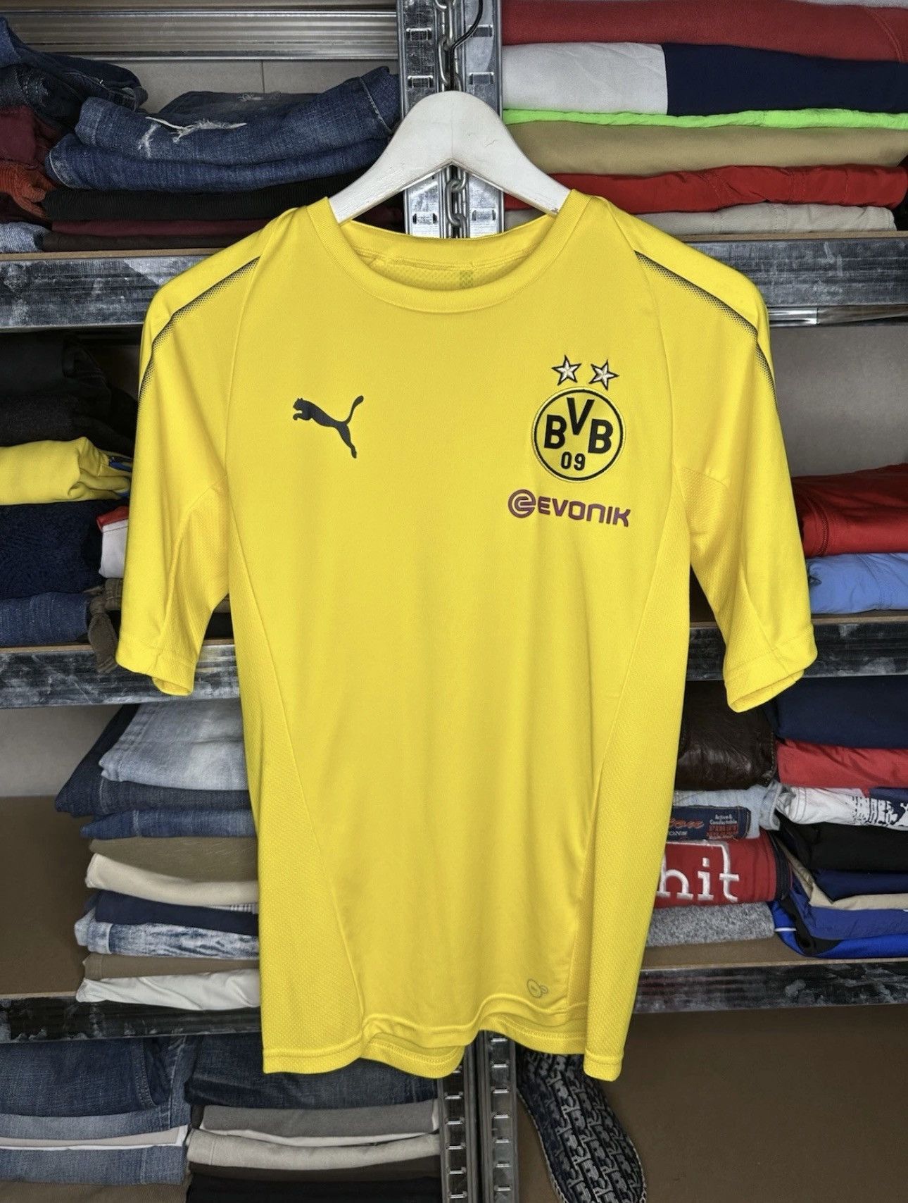 Puma PUMA BVB 2019 Borussia Dortmund Training Football T-Shirt Size US S / EU 44-46 / 1 - 1 Thumbnail