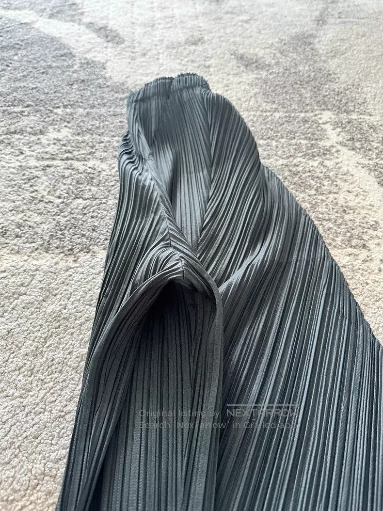 Issey Miyake Issey Miyake size:3 Gray Long Pants Size 31" - 2 Thumbnail