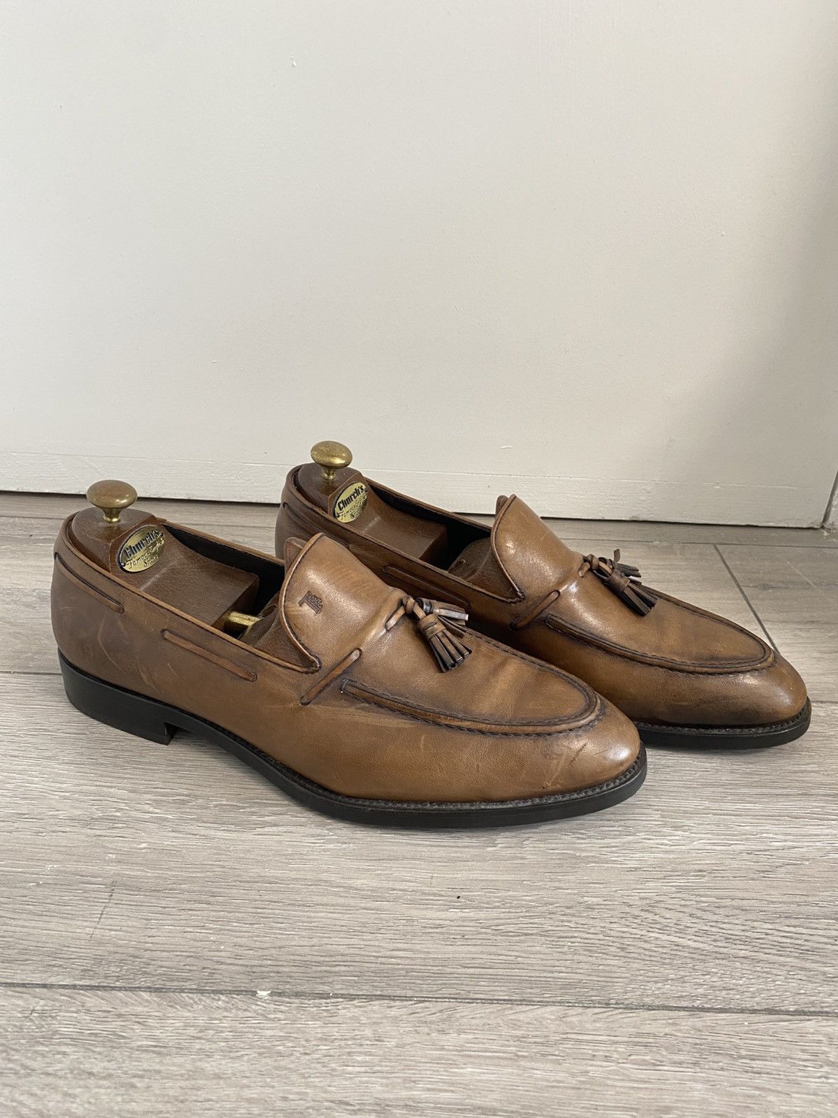 Tod's tod’s leather loffer Size US 12 / EU 45 - 1 Thumbnail