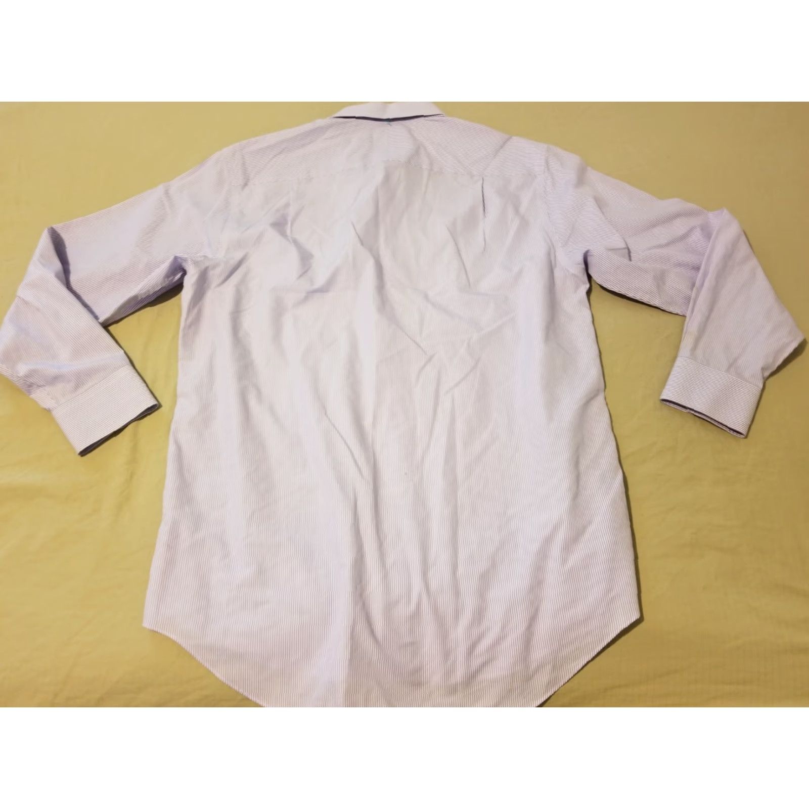 Charles Tyrwhitt Charles Tyrwhitt Dress Shirt Purple 16 34 Cotton Button Mens Regular Size 42R - 5 Thumbnail