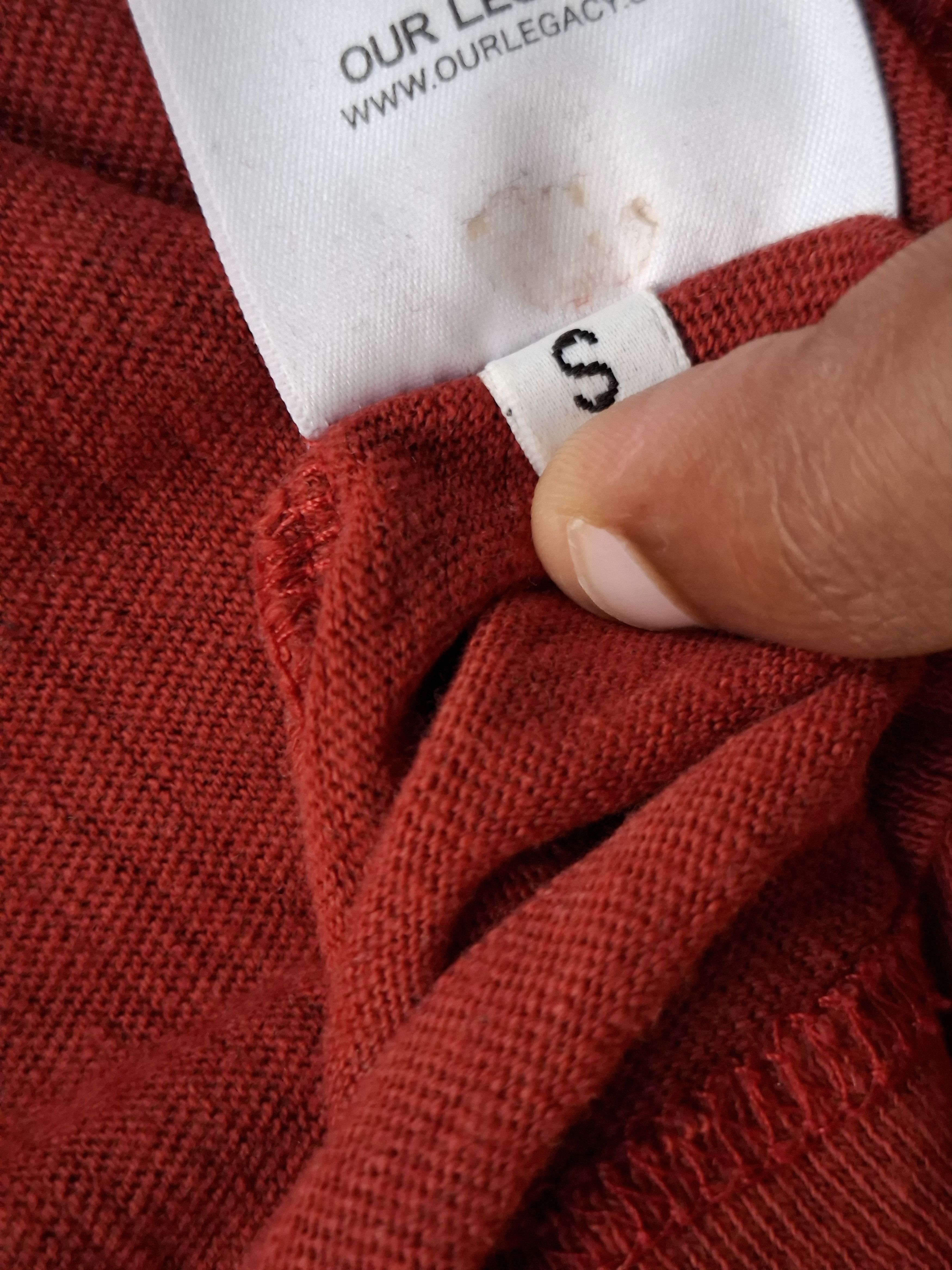 Our Legacy Rubian red Mid Sleeve t-shirt Size US S / EU 44-46 / 1 - 4 Thumbnail