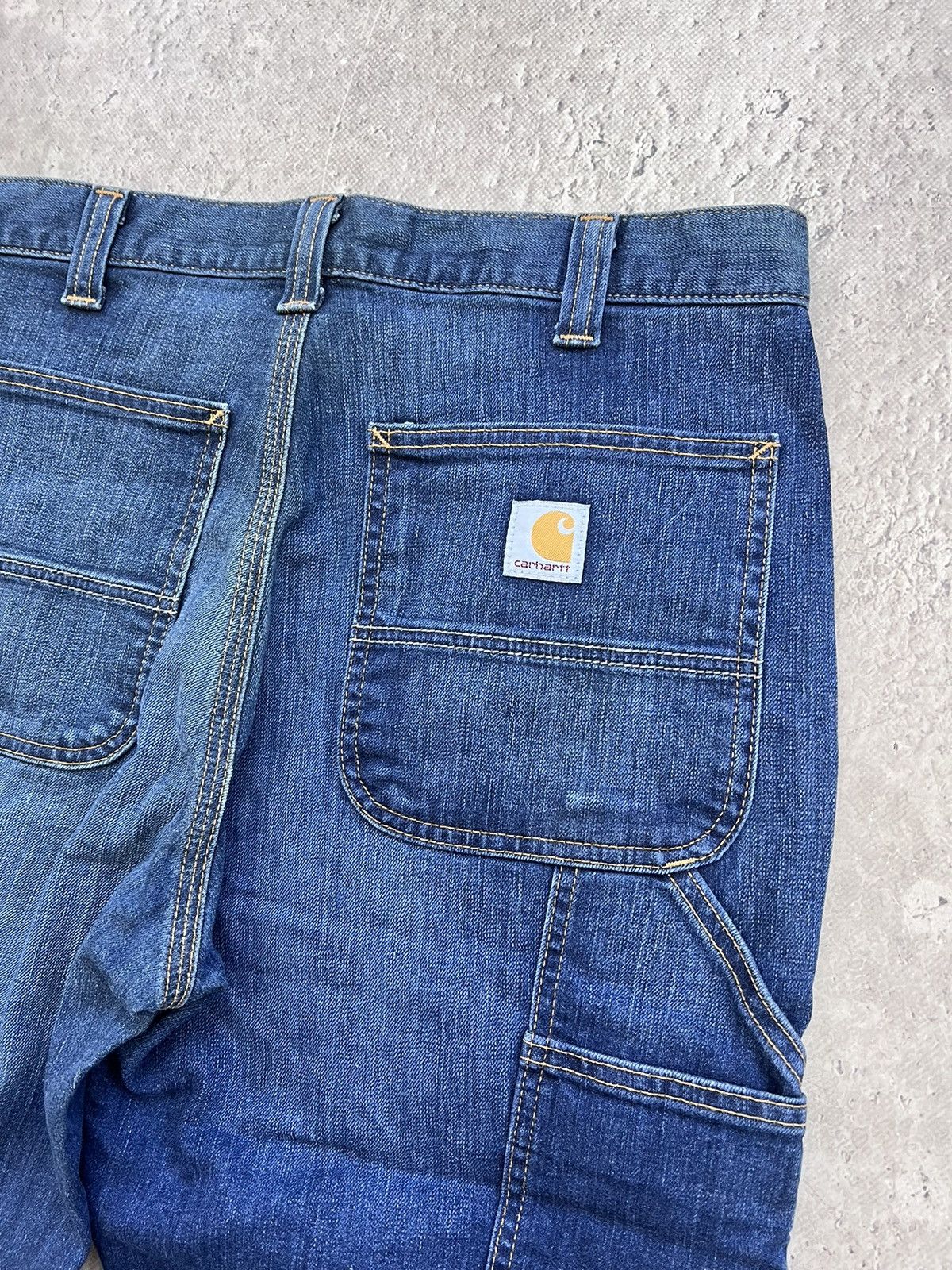 Carhartt × Vintage Carhartt Relaxed Loose Fit Y2k Baggy Carpenter Pants B324 Size US 32 / EU 48 - 3 Thumbnail