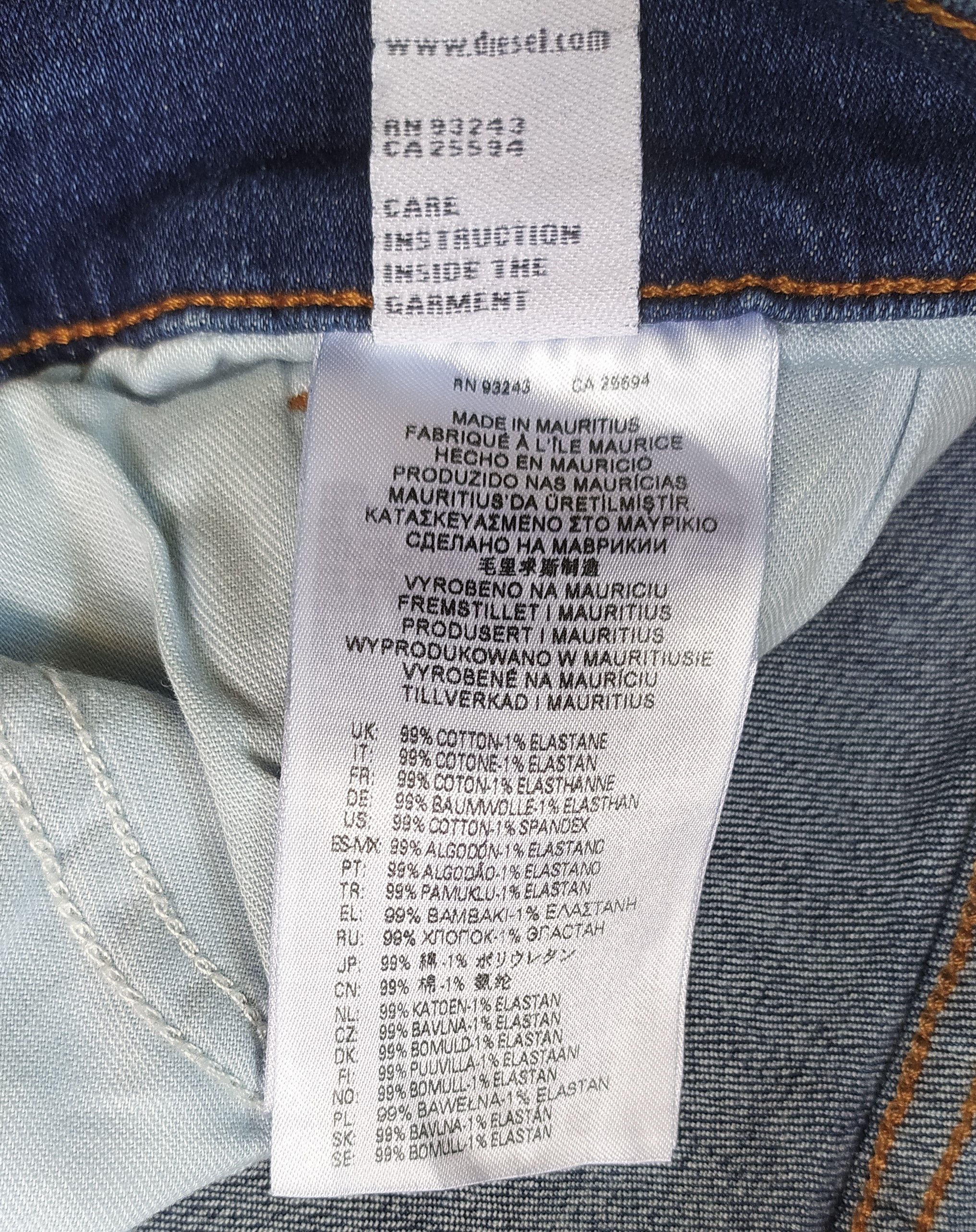 Diesel Diesel D-LUSTER-OGDAN Men's Jeans Free Shipping T/ 9835 Size US 30 / EU 46 - 6 Thumbnail