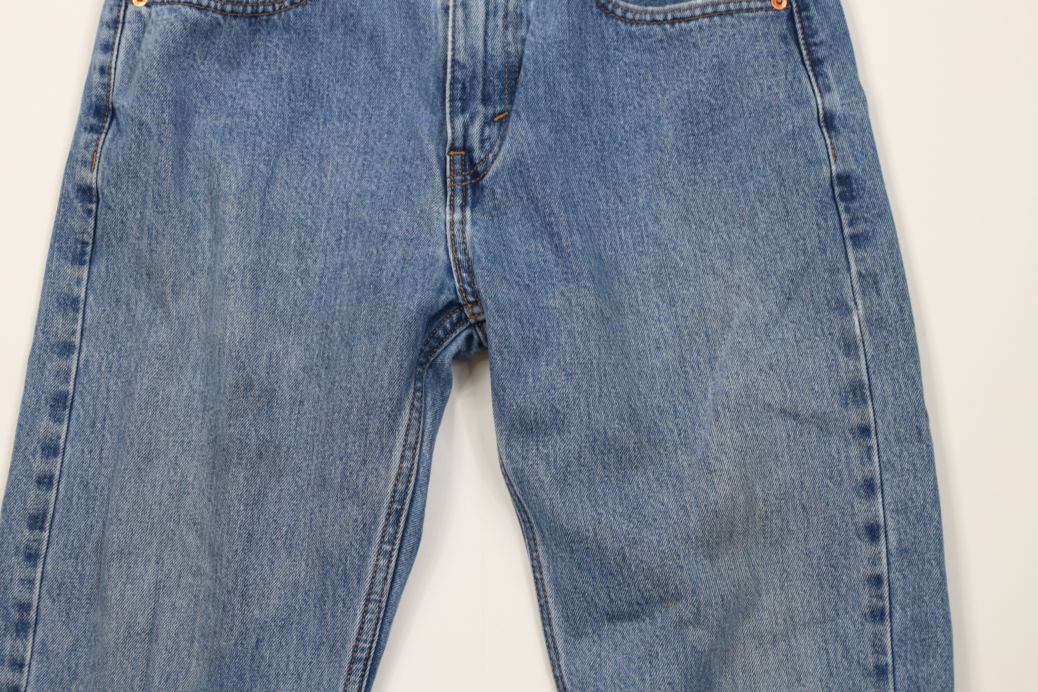 Levi's Vintage Y2K Levis 505 Regular Straight Leg Denim Jeans Blue Size US 30 / EU 46 - 3 Thumbnail