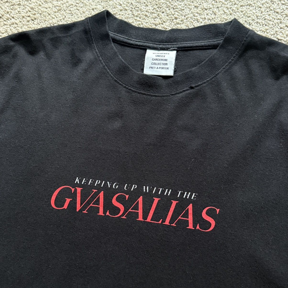 Vetements Gvasalias Oversized T-Shirt (Black) Size US M / EU 48-50 / 2 - 3 Thumbnail