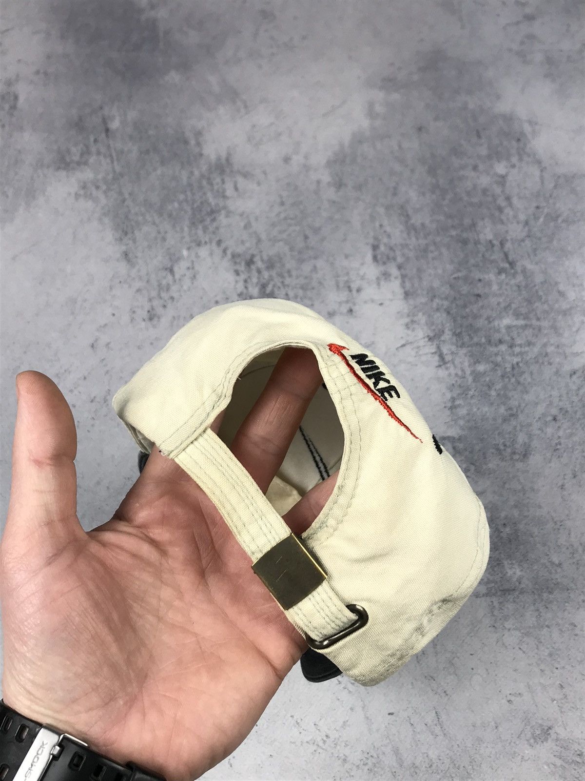 Nike × Vintage Vintage Nike Swoosh Embroidered Cap SnapBack Bootleg 90s Size ONE SIZE - 6 Thumbnail