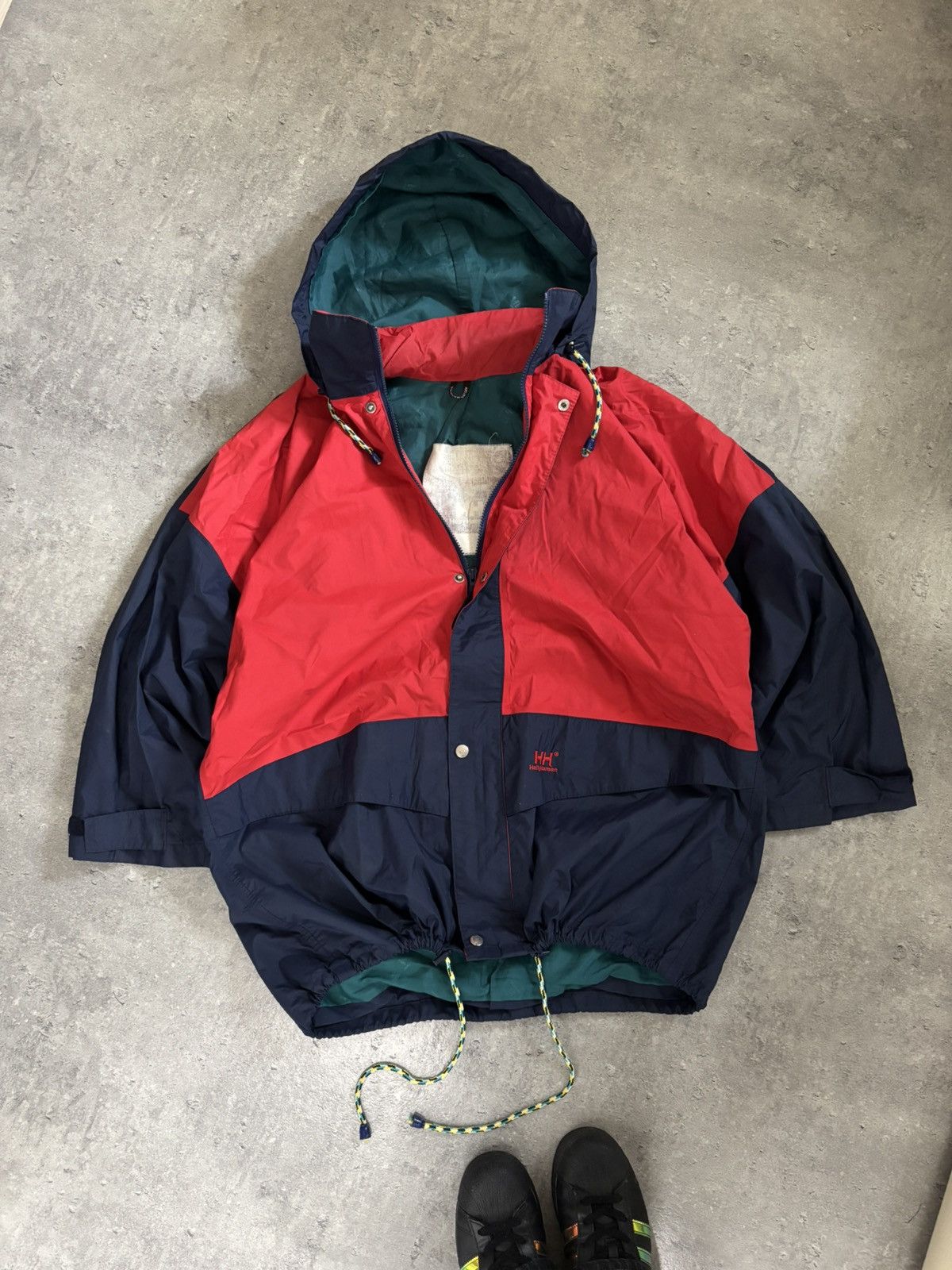 Helly Hansen Helly Hansen Colorful Rain Jacket L/XL Streetwear Y2K Size US L / EU 52-54 / 3 - 1 Thumbnail