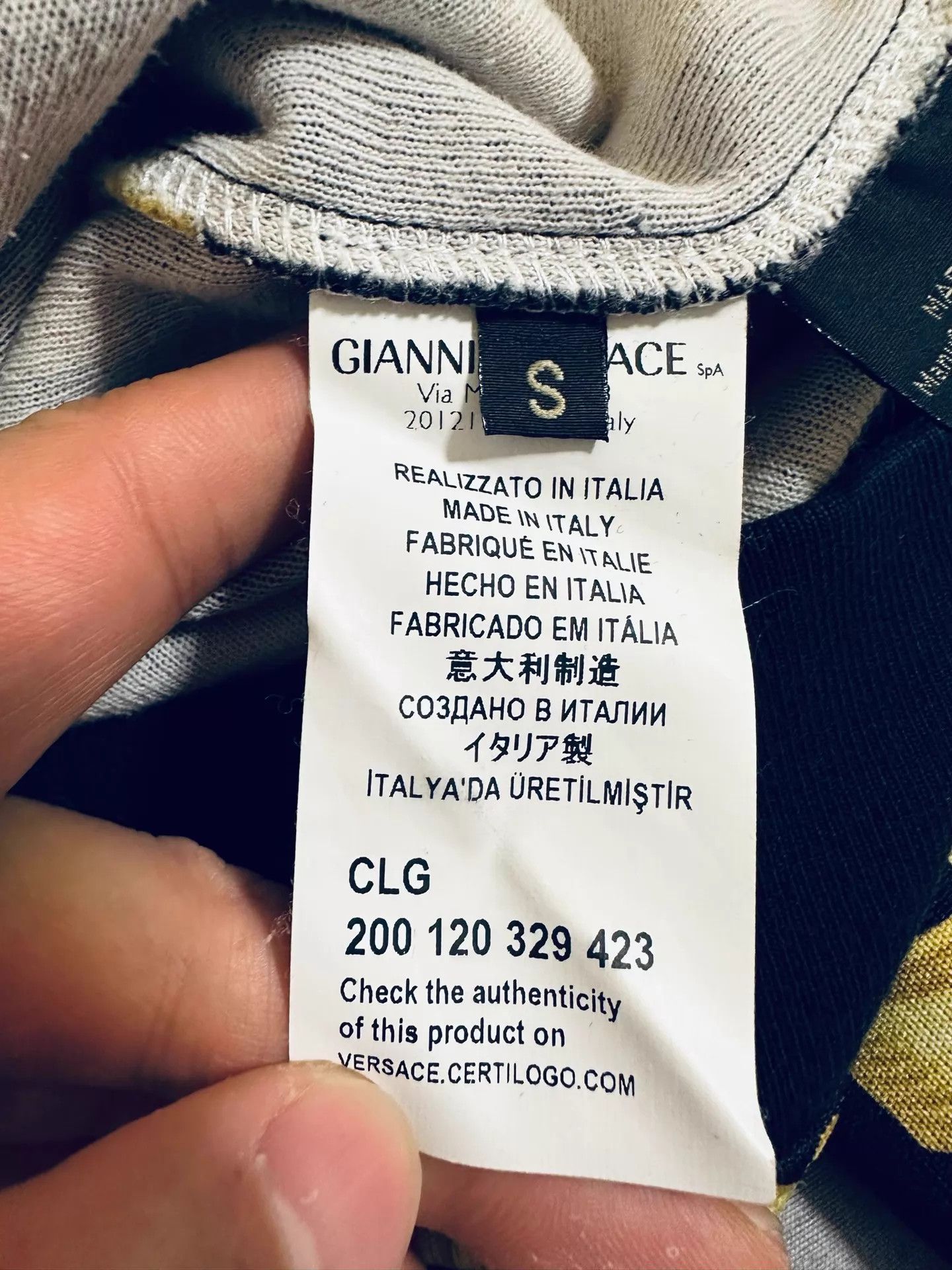 Versace Versace Runway Black & Gold Baroque Vine Hoodie S Size US S / EU 44-46 / 1 - 7 Thumbnail