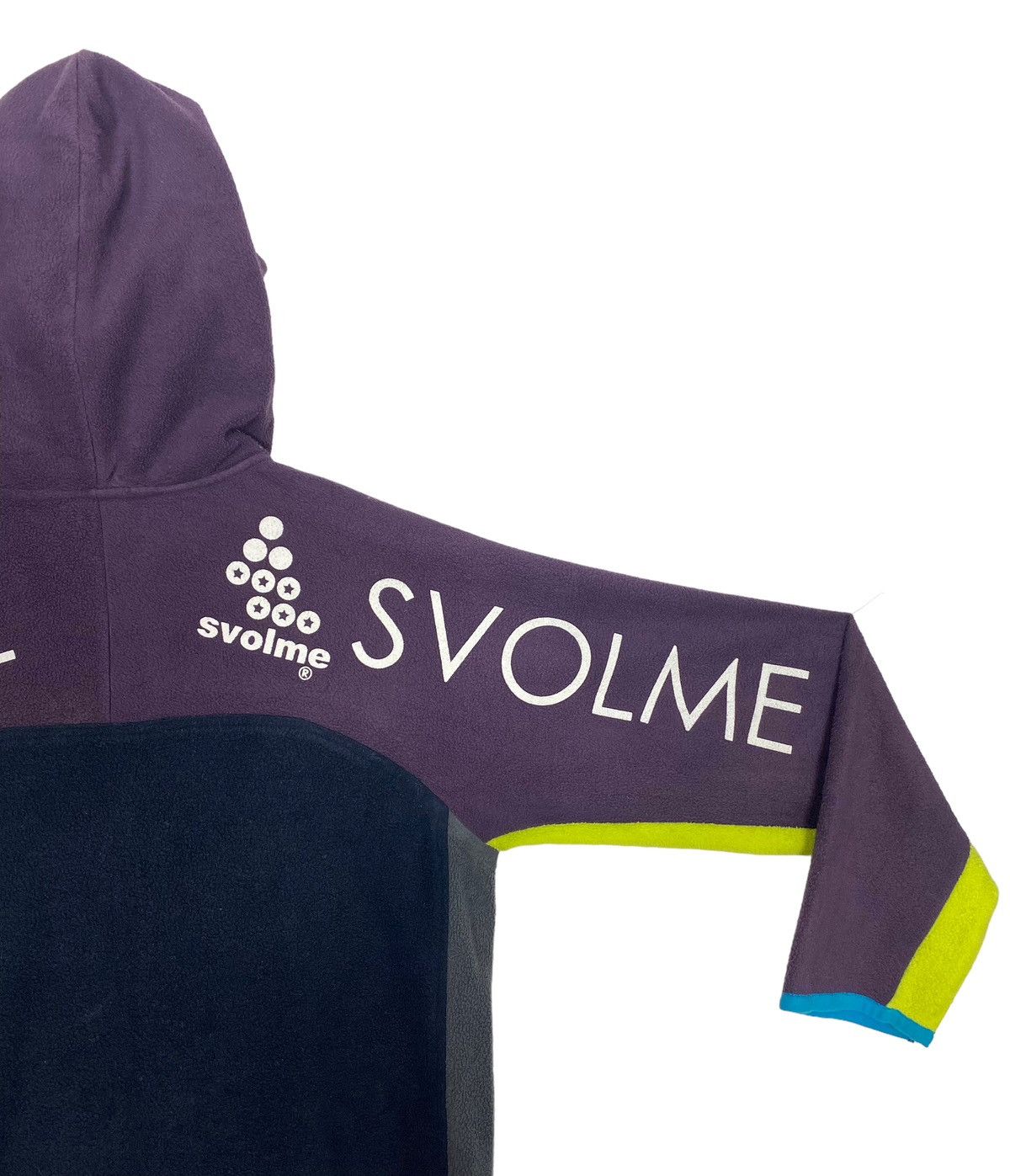 Japanese Brand Rare‼️ Svolme Hoodie Fleece Spellout Multicolour Size US S / EU 44-46 / 1 - 2 Thumbnail