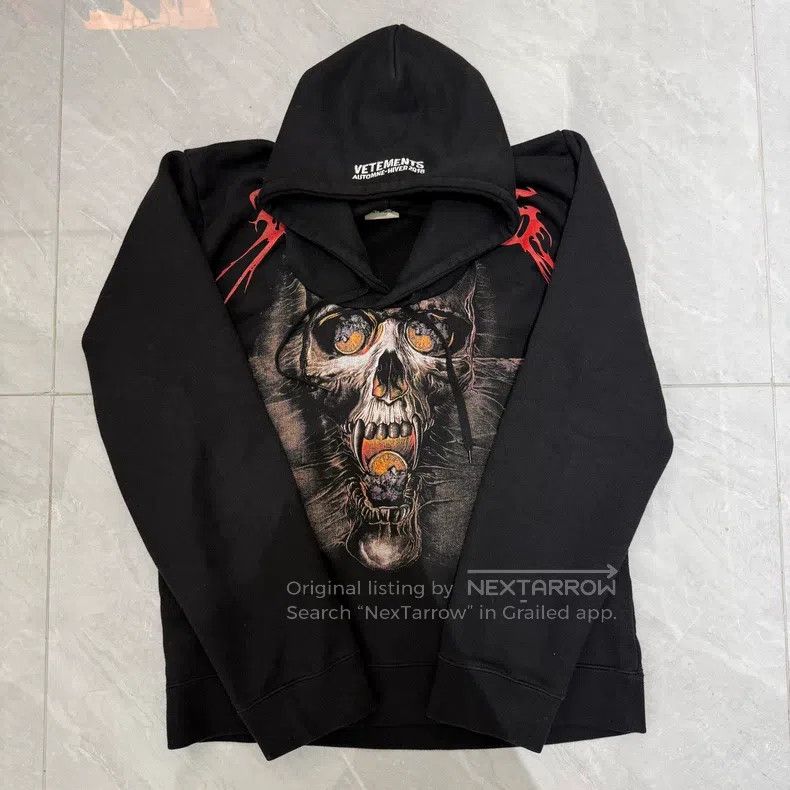 Vetements Vetements Ghost Face Hoodie Size US XS / EU 42 / 0 - 1 Thumbnail