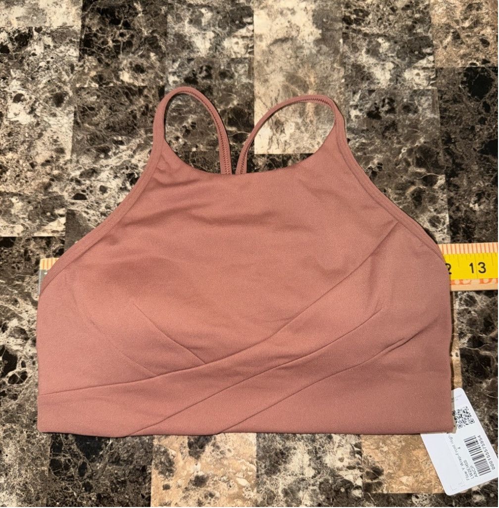 Lululemon LULULEMON FLOW Y WRAPFRONT HIGH NECK BRA ANCIENT COPPER SZ 4 Size ONE SIZE - 4 Thumbnail