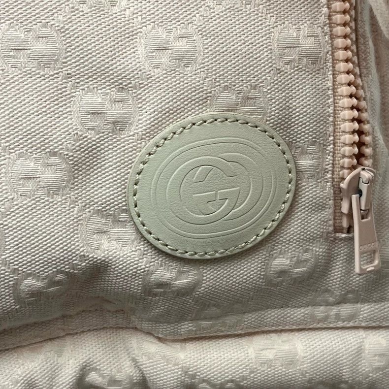 Gucci Gucci Cherry blossom pink old flower full printed logo down Size S / US 4 / IT 40 - 4 Thumbnail