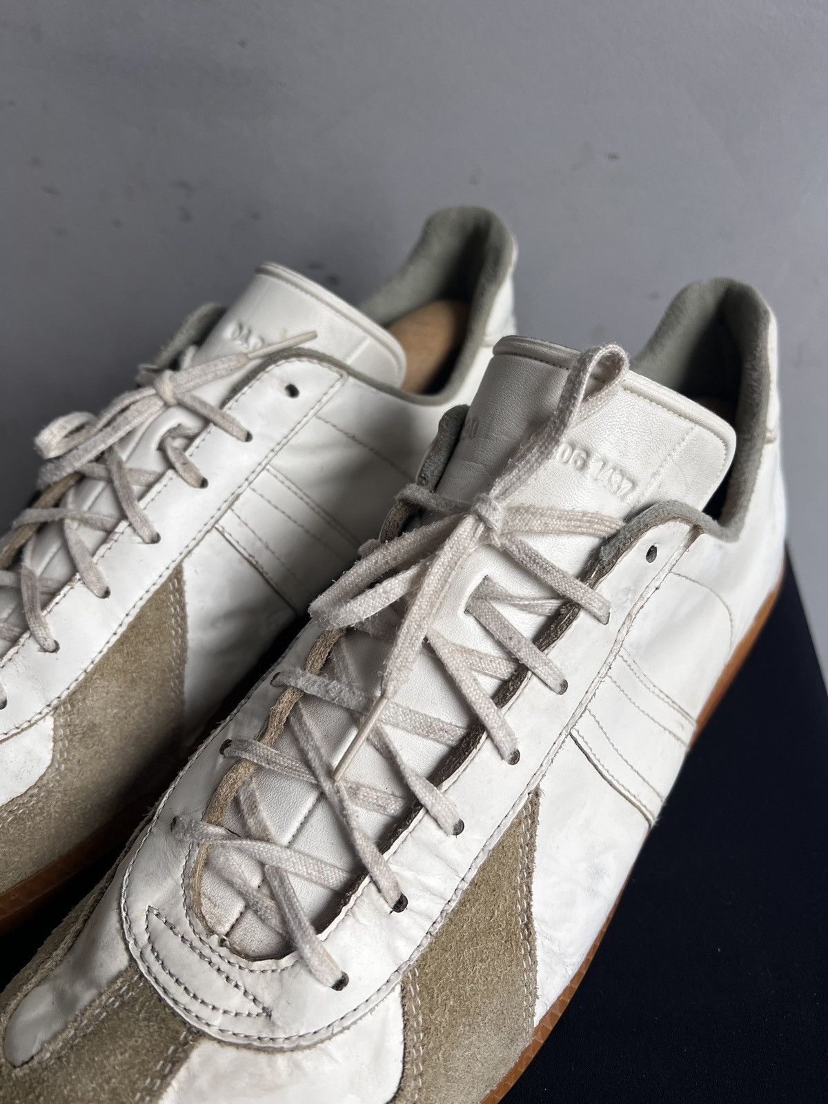 Japanese Brand Maison Margiela Style replica bw sport White Shoes vintage Size US 11 / EU 44 - 6 Thumbnail