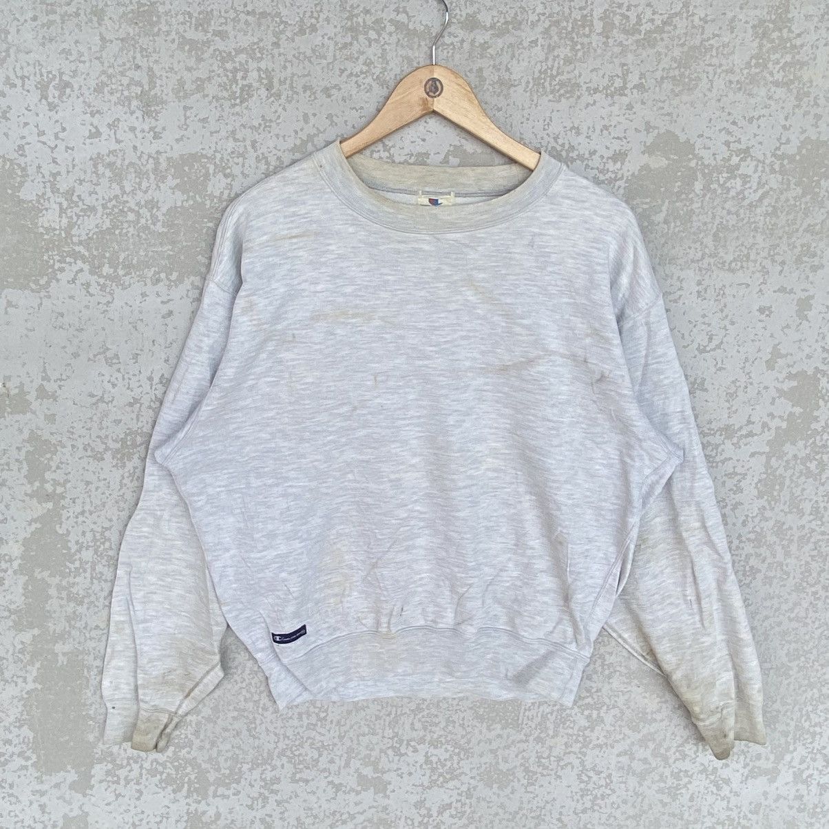 Other Vintage Champion Embroidered Crewneck Sweatshirt Gray Size US L / EU 52-54 / 3 - 1 Thumbnail