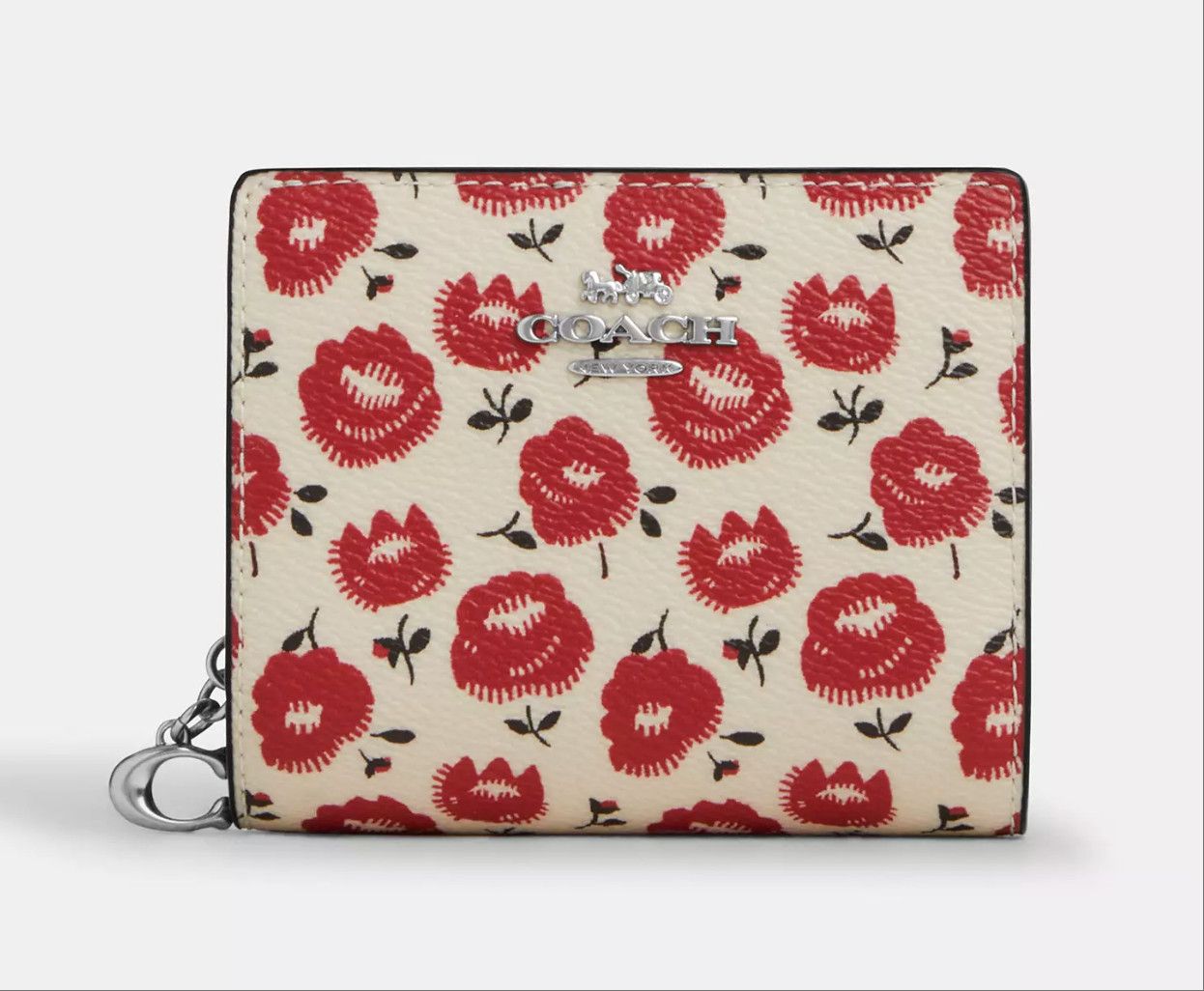 Coach Snap Wallet With Floral Print CBO76 Size ONE SIZE - 3 Thumbnail