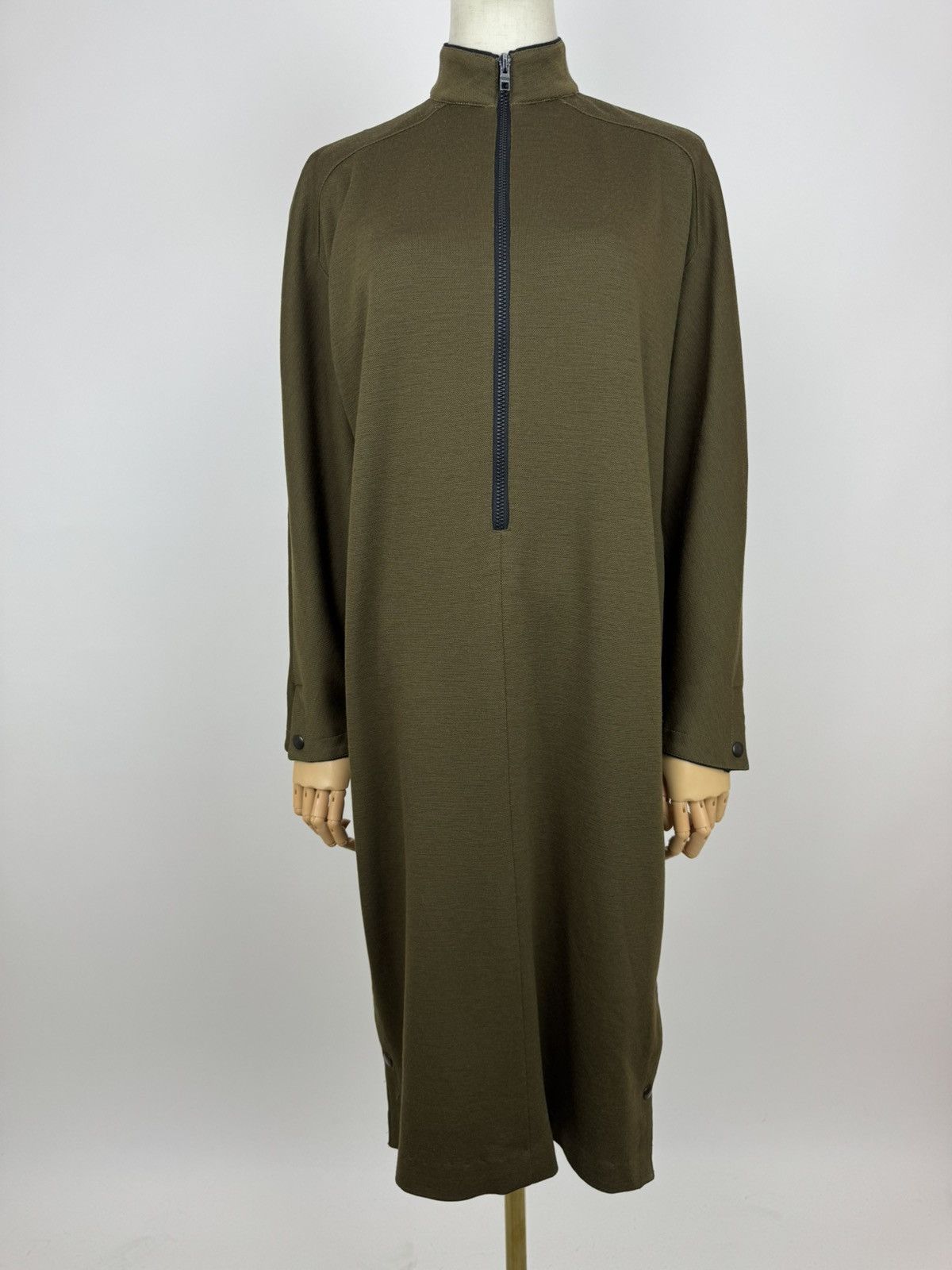 Guy Laroche × Vintage GUY LAROCHE diffusion Paris Vintage Wool Kaftan Dress Size XS / US 0-2 / IT 36-38 - 5 Thumbnail